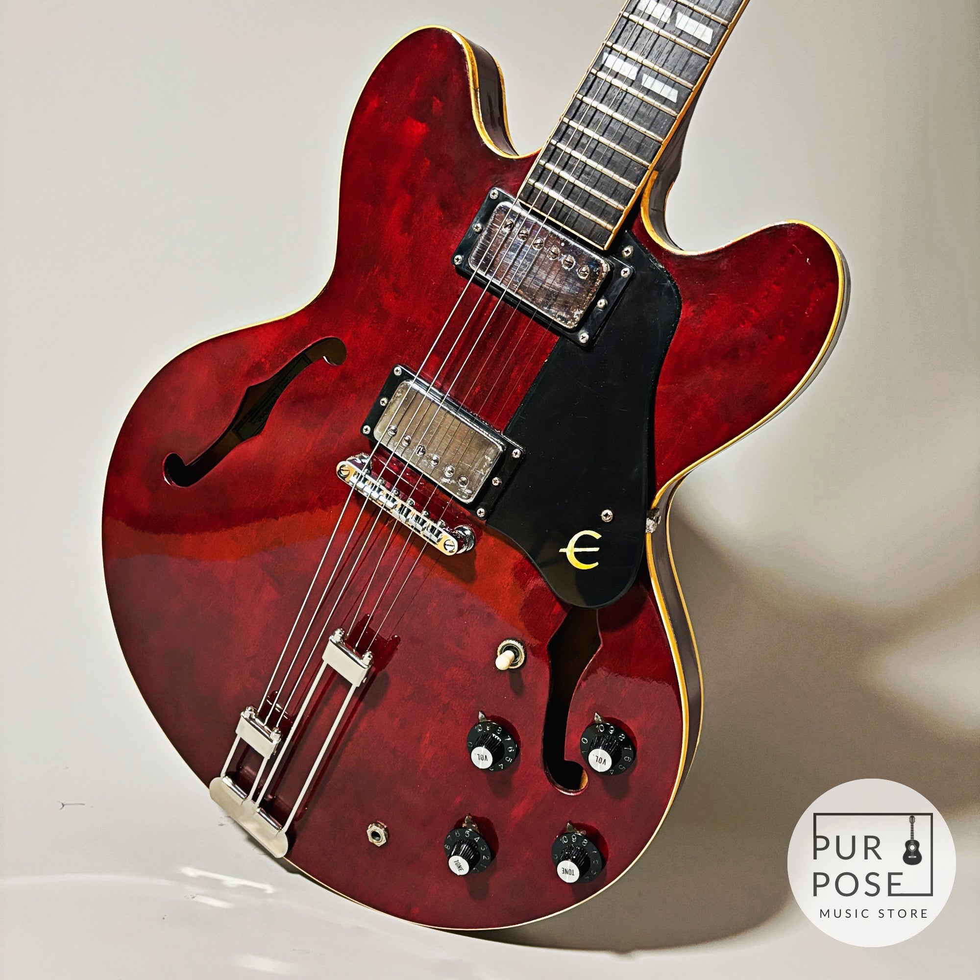 中古/試奏動画あり】Epiphone Riviera 日本製 MATSUMOKU ブルーラベル 