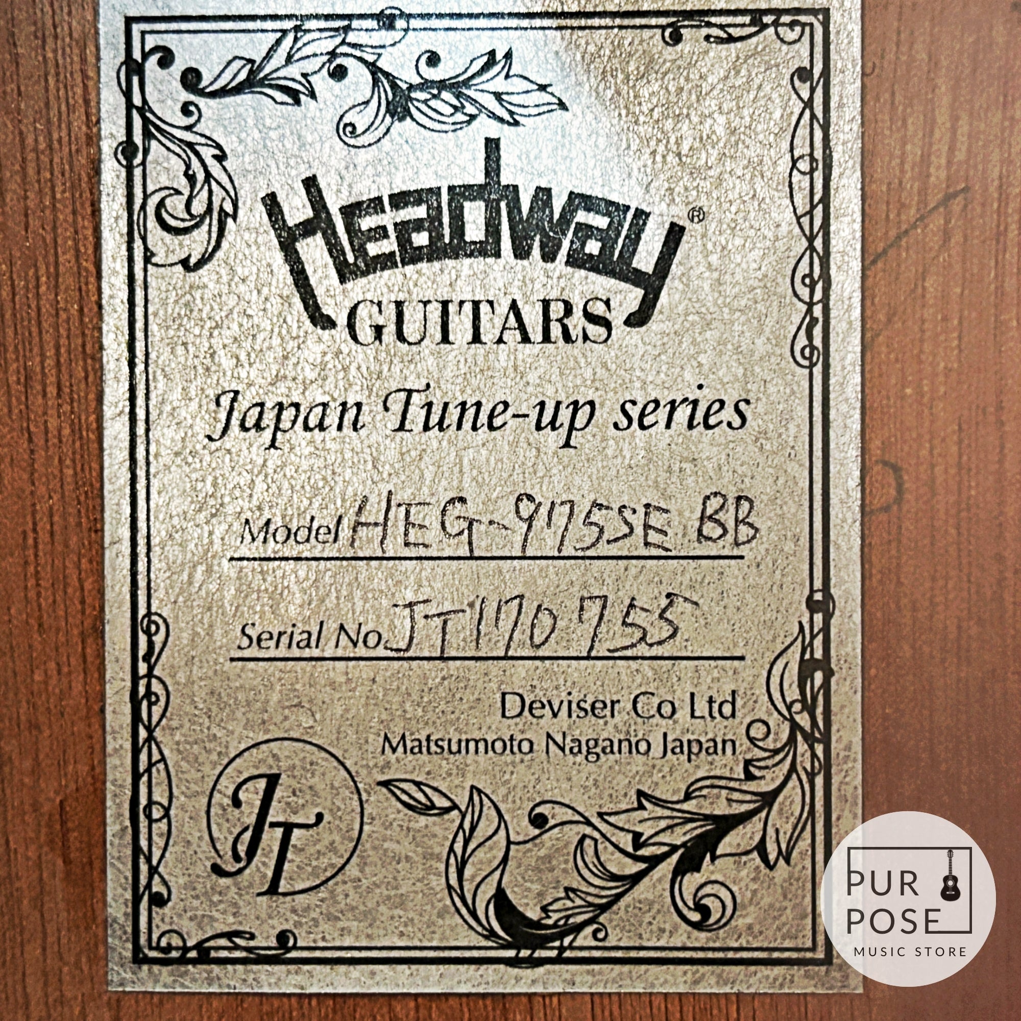 【中古・美品/試奏動画あり】Headway HEG-975SE BB エレガット クラッシックギター