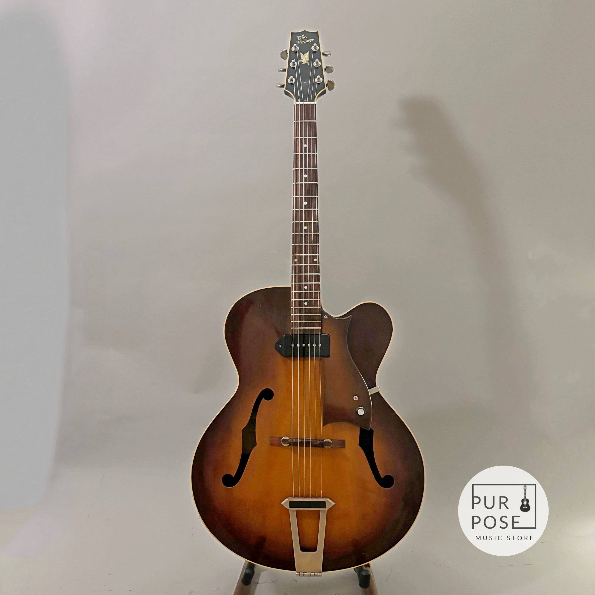 【現状品/動画あり】Heritage EAGLE ASB CUSTOM LIMITED EDITION オール単板フルアコ