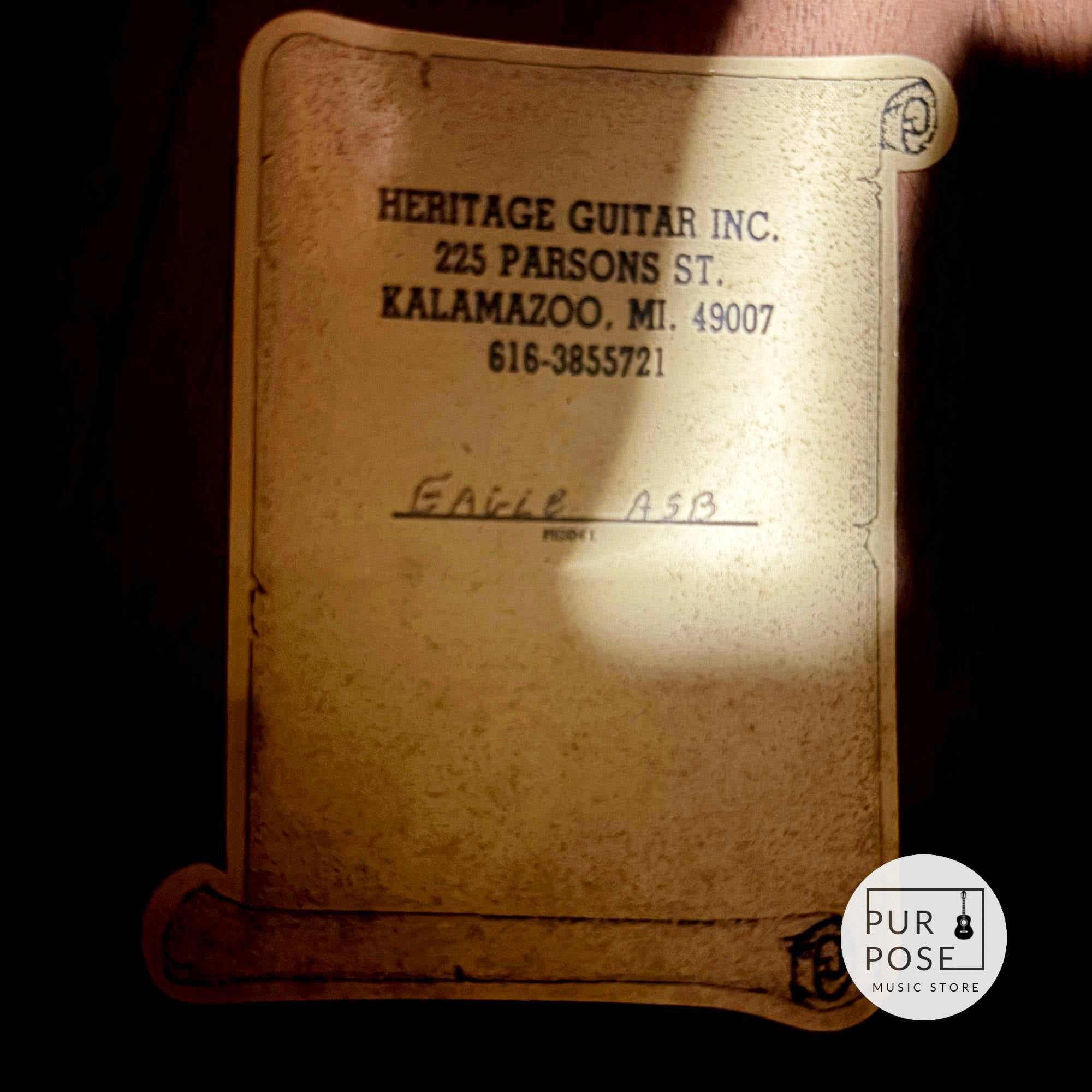 【現状品/動画あり】Heritage EAGLE ASB CUSTOM LIMITED EDITION オール単板フルアコ