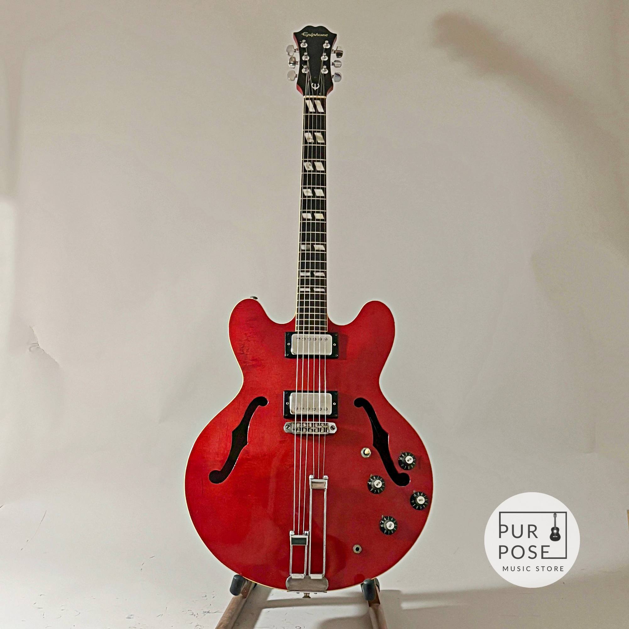 【中古/動画あり】Epiphone Japan Riviera 1970年代 ブルーラベル マツモク製