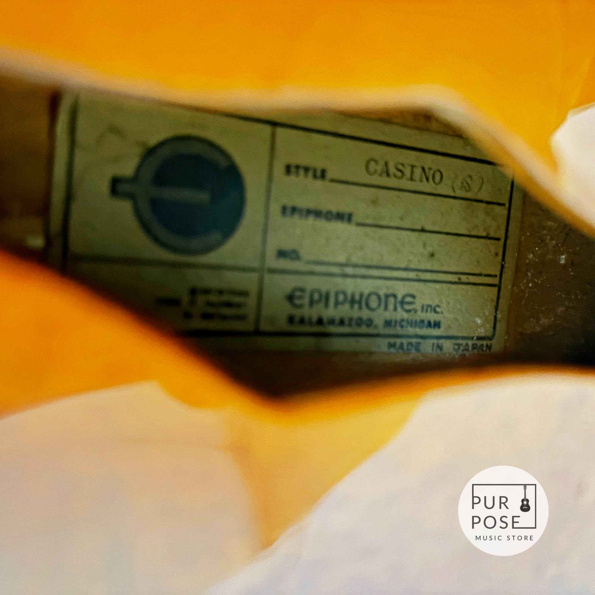【希少/コネクター仕様】Epiphone Japan Casino 1976年製 ブルーラベル マツモク製