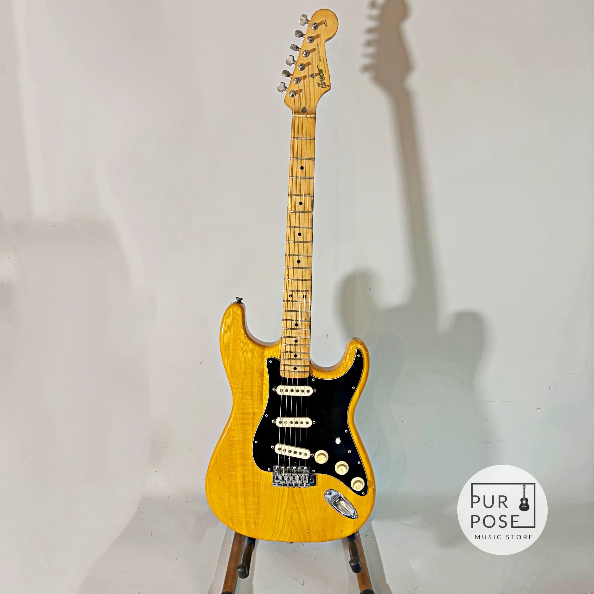 【中古】Greco SE600 Maxonピックアップ SUPER SOUND Stratocasterタイプ