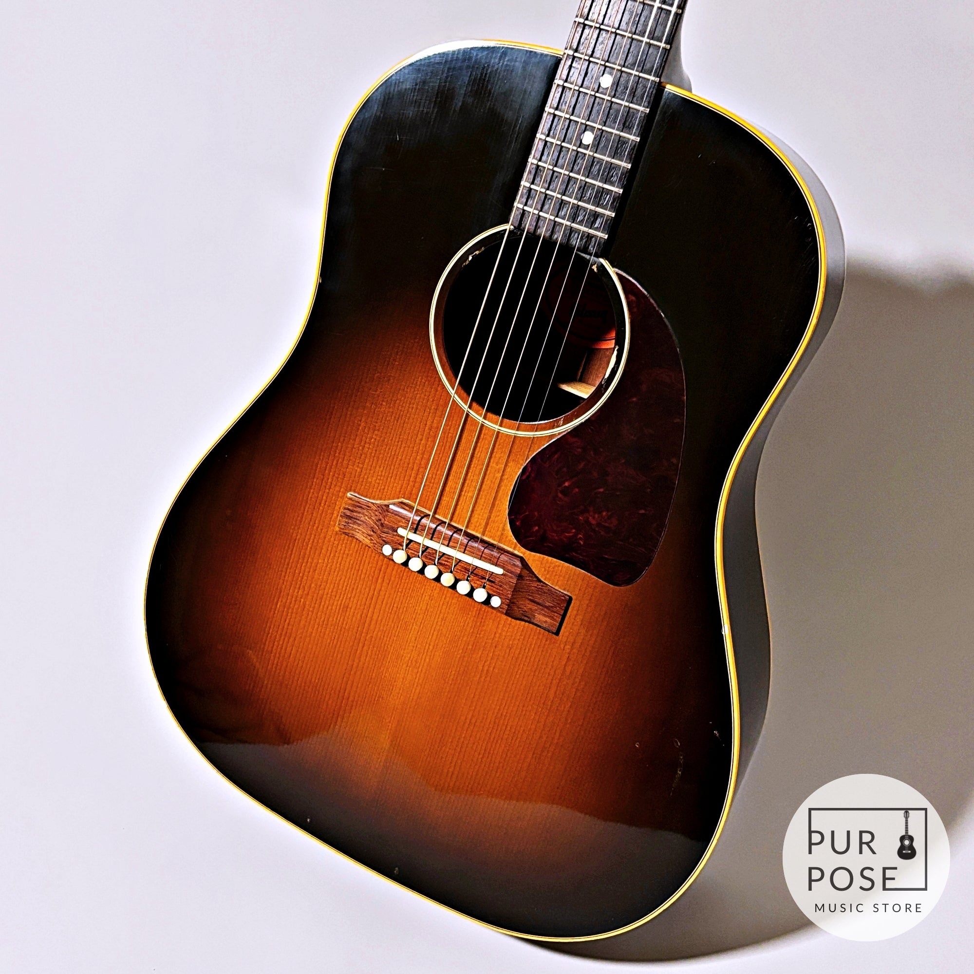 [Used/Trial video available] Gibson J-45 TV True Vintage 2010 acoustic guitar