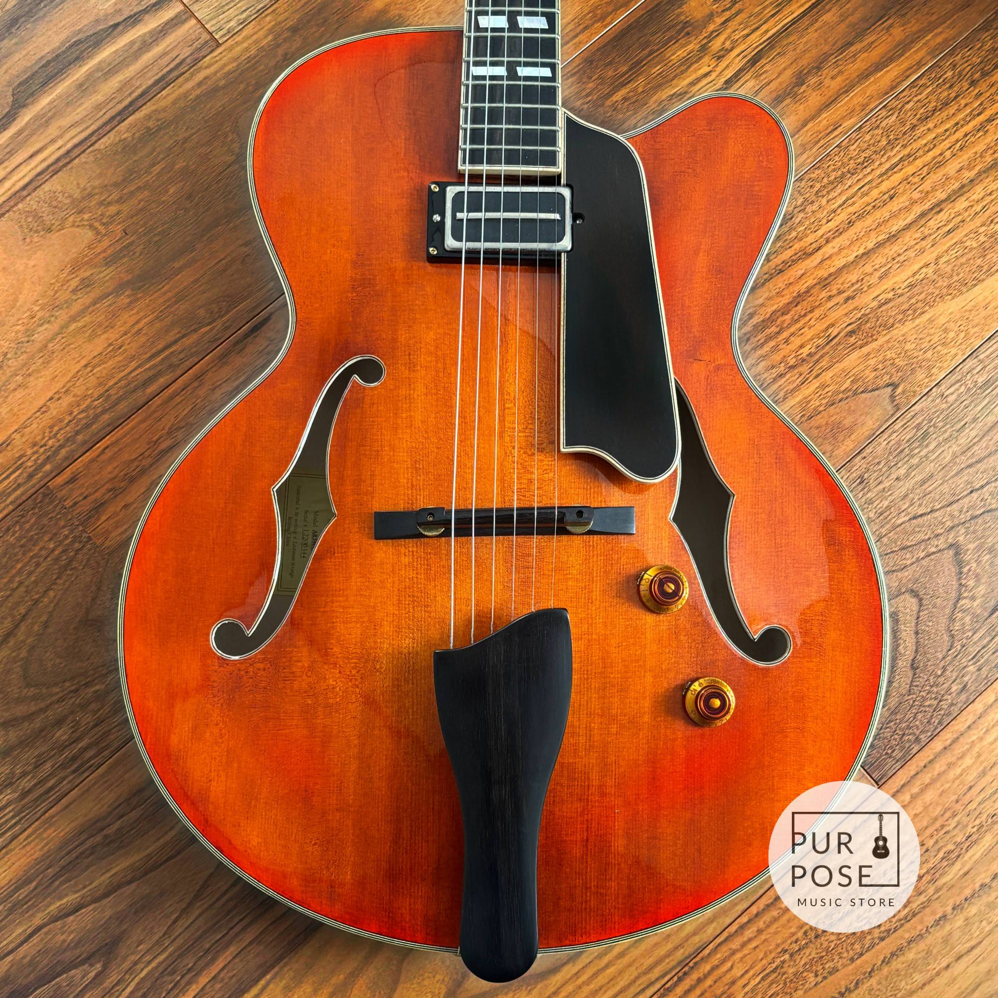 【委託品/美品中古】Eastman AR-580CE Honey Burst フルアコ