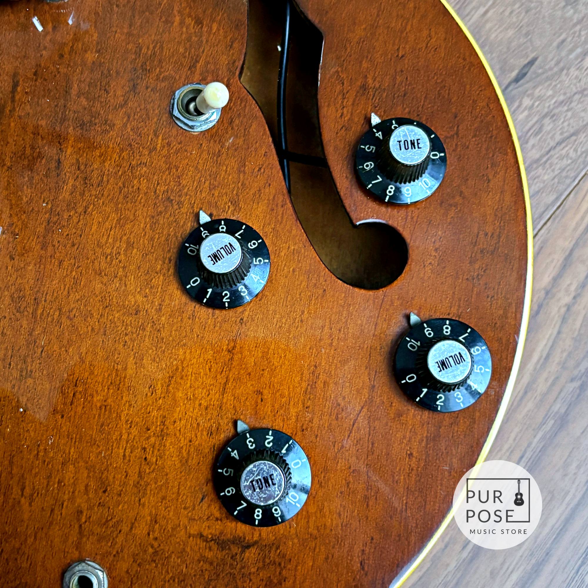 Epiphone Japan Riviera 1970年代 Walnut ブルーラベル