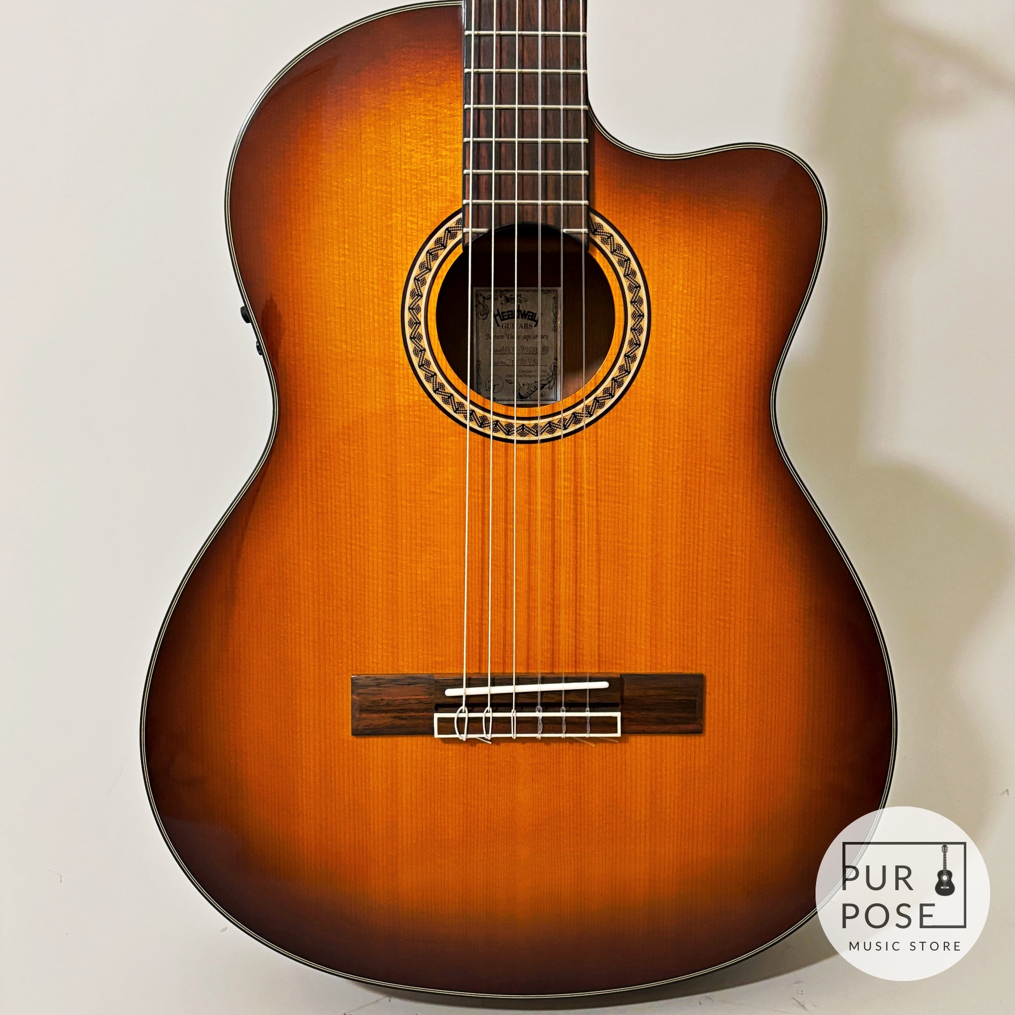 【中古・美品/試奏動画あり】Headway HEG-975SE BB エレガット クラッシックギター