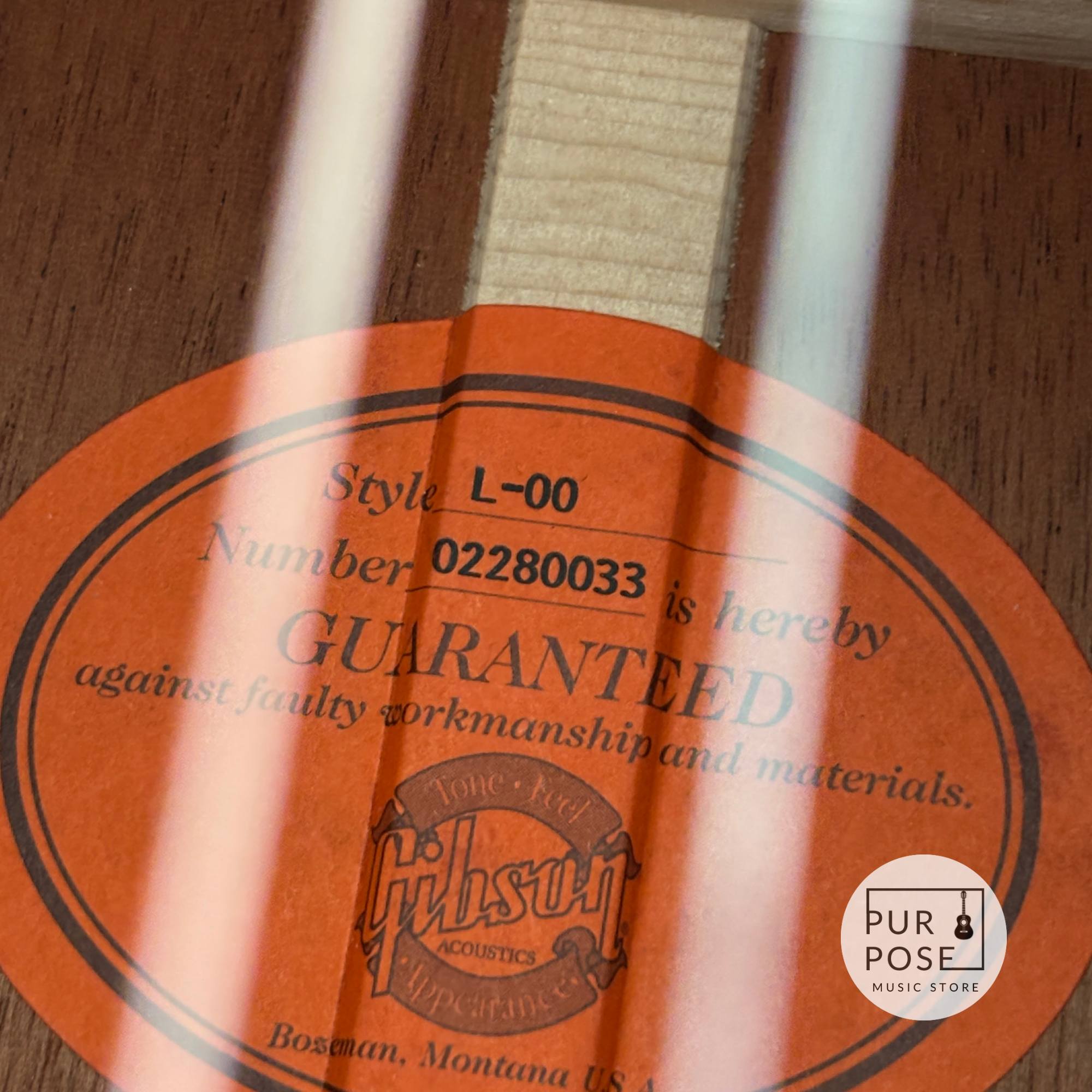 【動画あり】Gibson L-00 2000年製 深胴タイプ