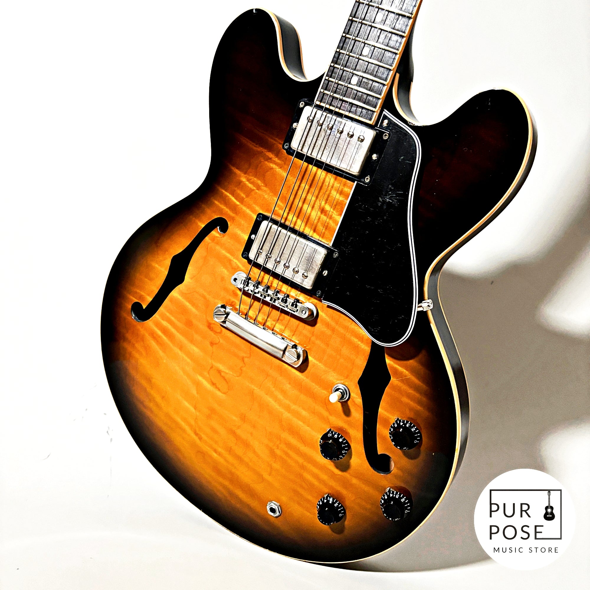 【中古/動画あり】Gibson ES-335 DOT figured Memphisデカール 2002年製