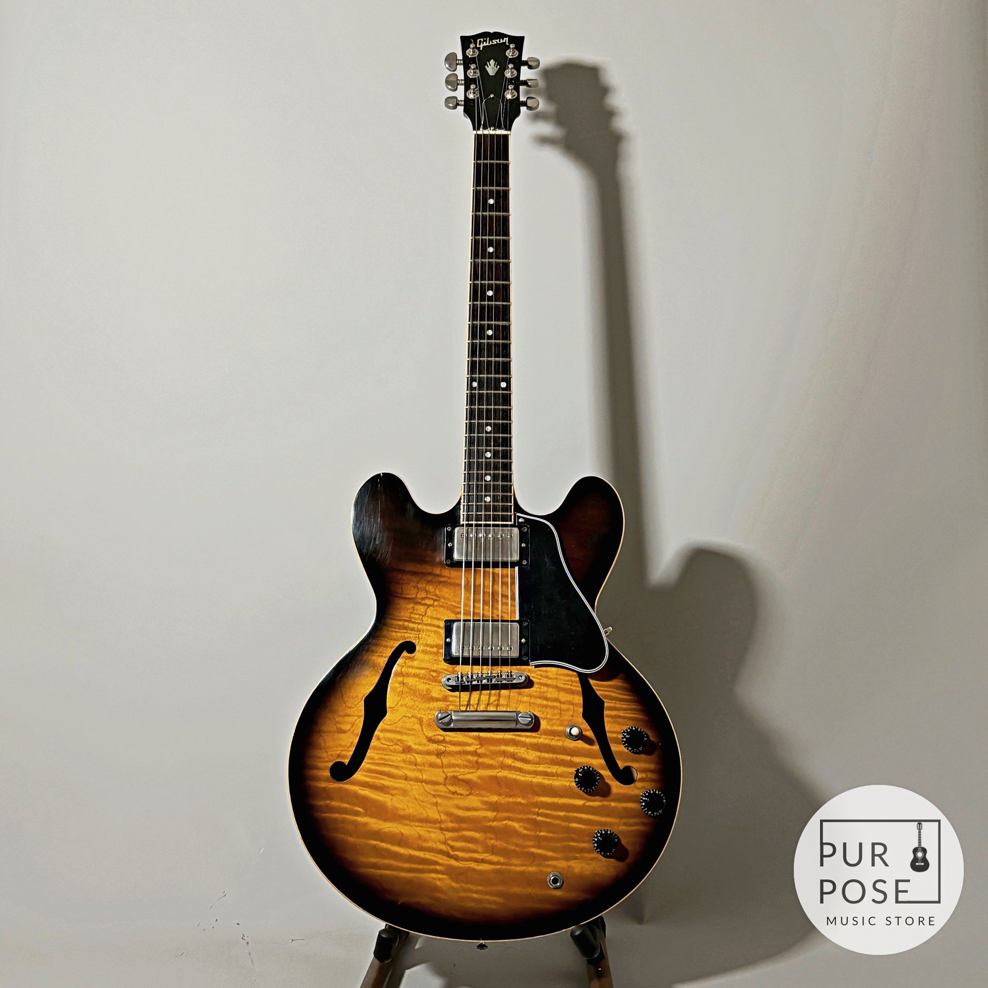 【中古/動画あり】Gibson Memphis ES-335 DOT figured メンフィスデカール付き 2002年製