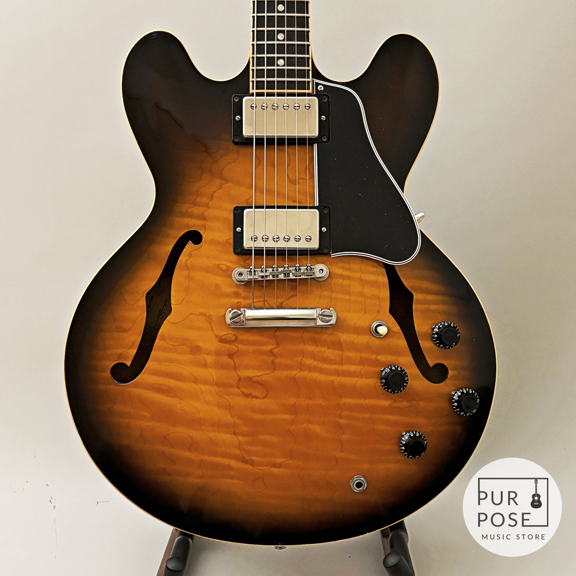 【中古/動画あり】Gibson Memphis ES-335 DOT figured メンフィスデカール付き 2002年製