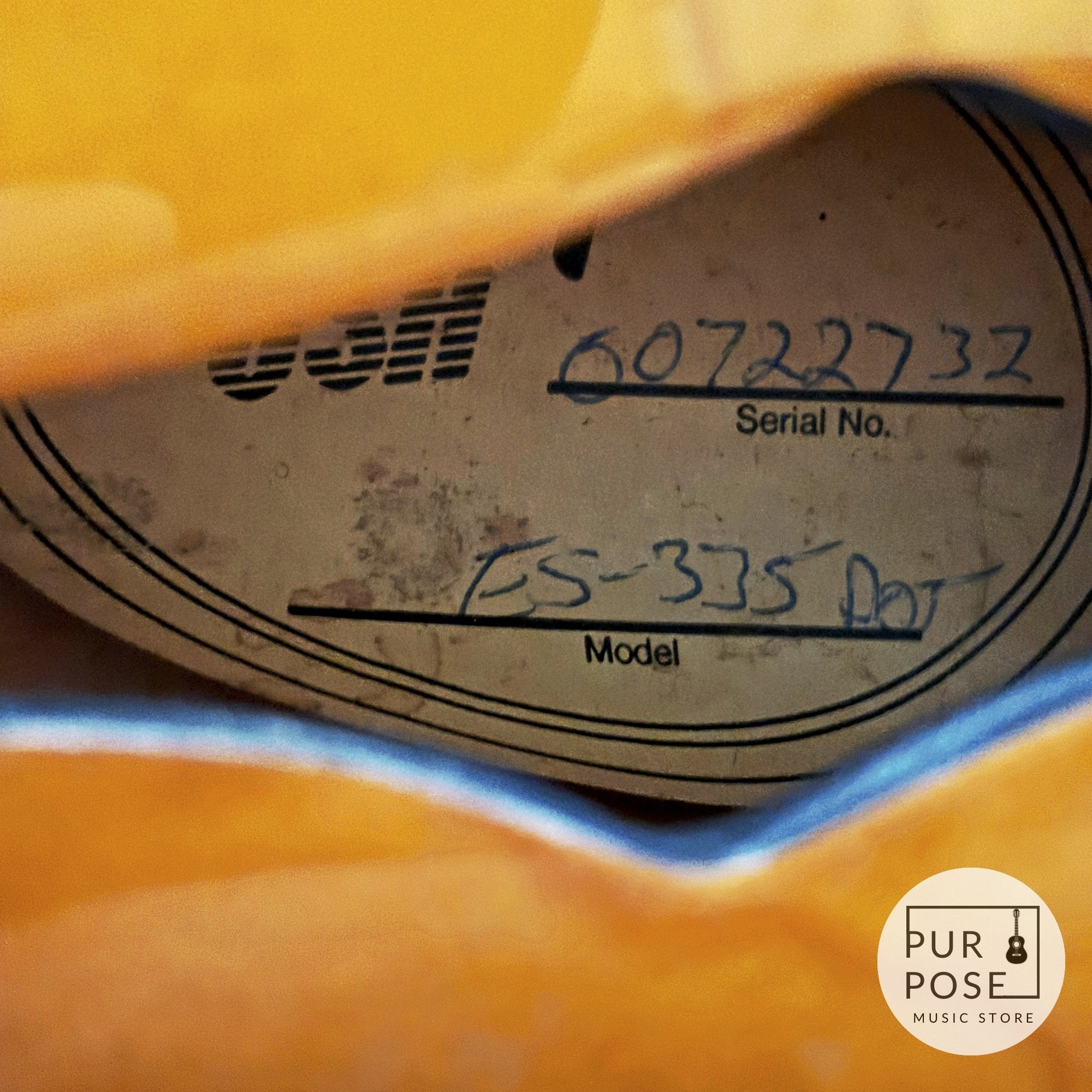 【中古/動画あり】Gibson Memphis ES-335 DOT figured メンフィスデカール付き 2002年製