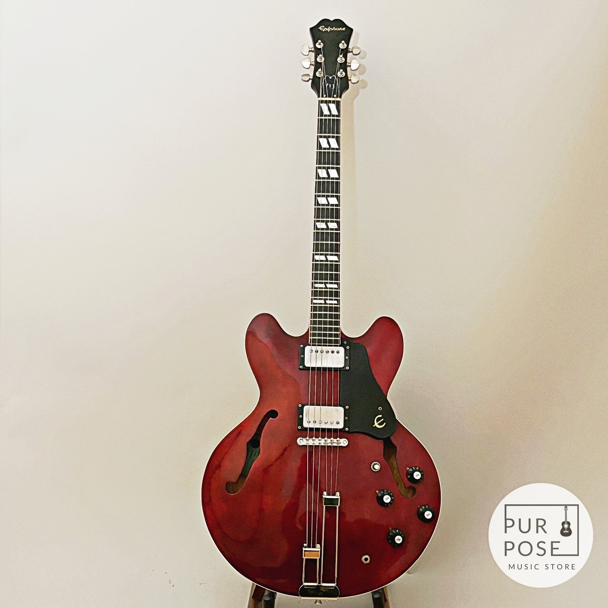 中古/試奏動画あり】Epiphone Riviera 日本製 MATSUMOKU ブルーラベル 