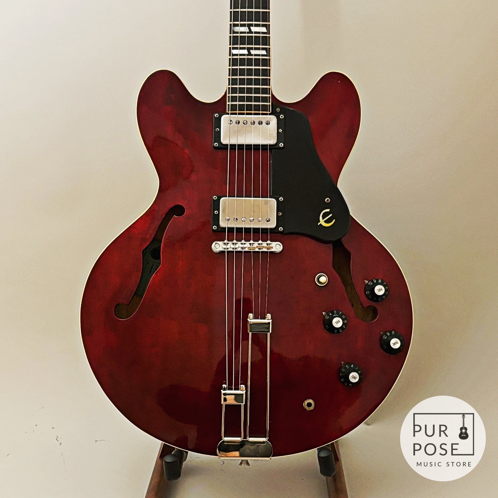 中古/試奏動画あり】Epiphone Riviera 日本製 MATSUMOKU ブルーラベル 