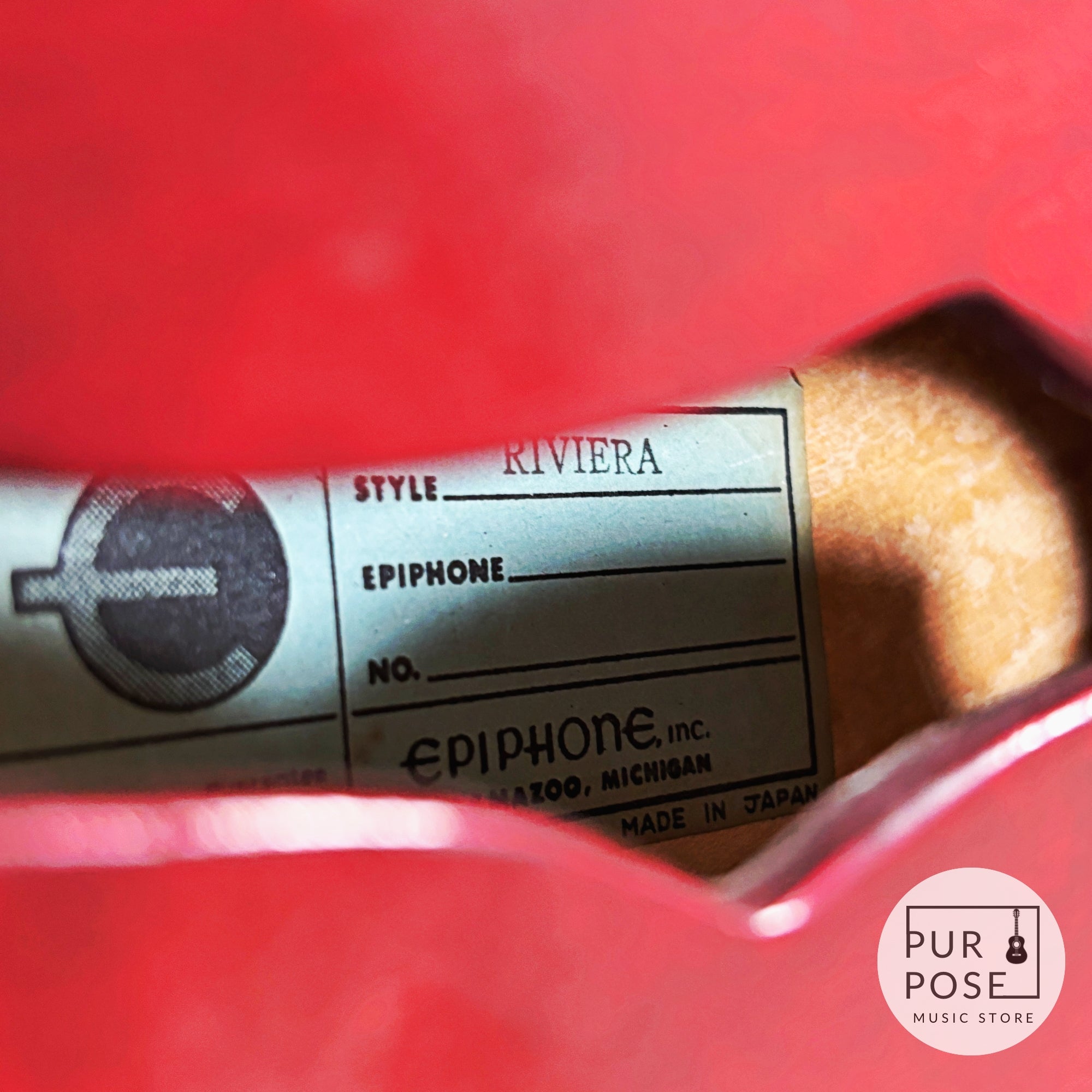 【中古/試奏動画あり】Epiphone Riviera 日本製 MATSUMOKU ブルーラベル 1978年製