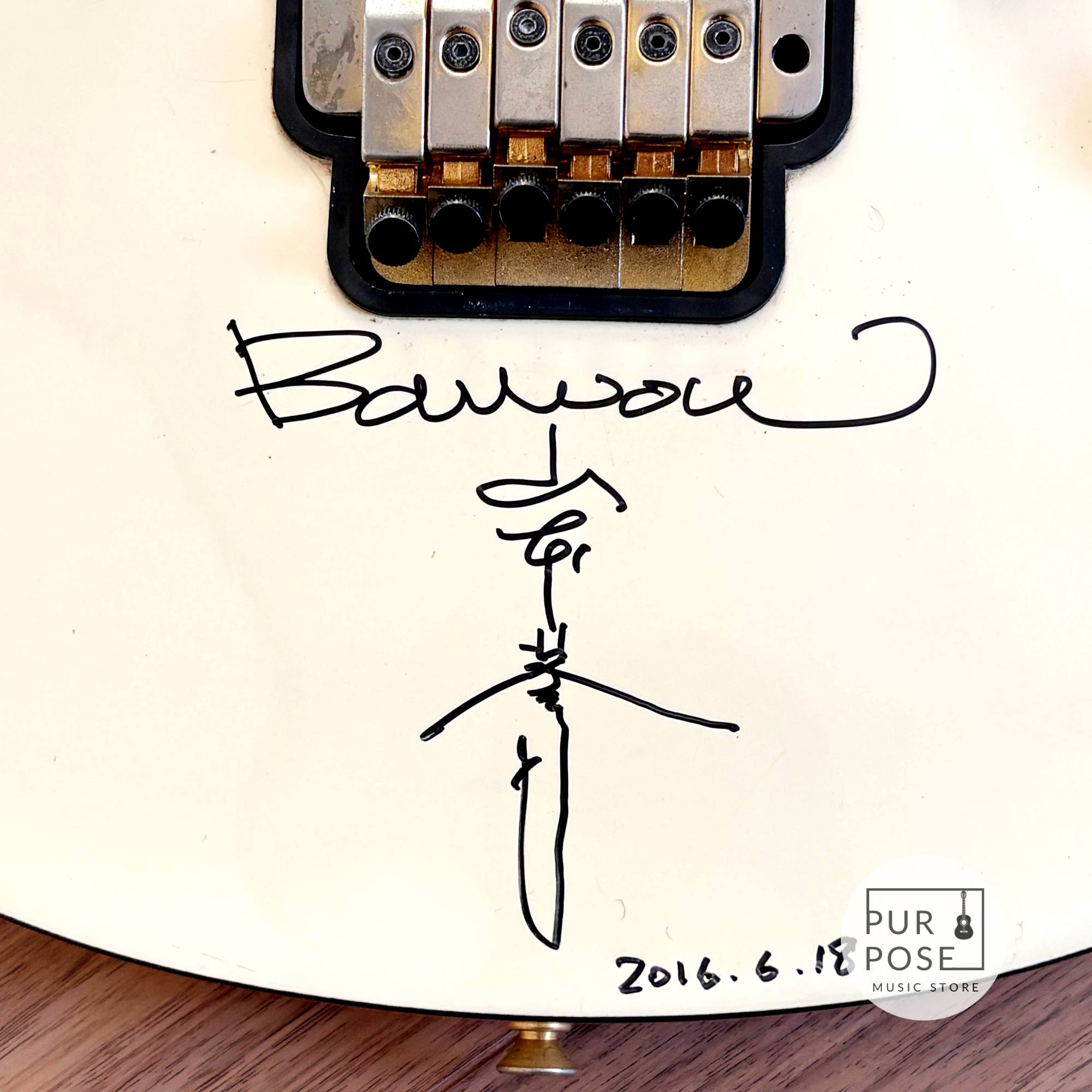 【希少】YAMAHA SFX-II Pearl White 山本恭司氏サイン入り