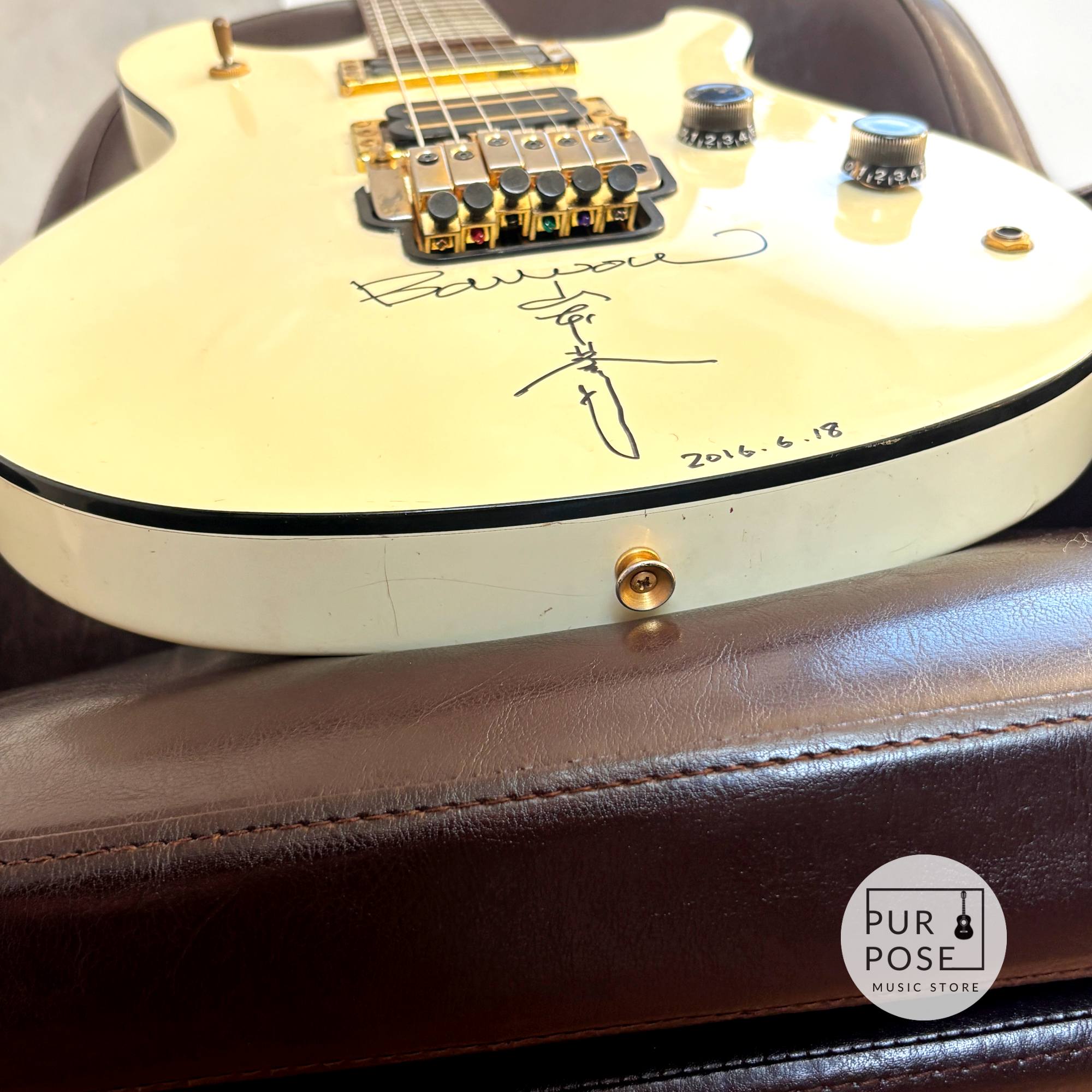 【希少】YAMAHA SFX-II Pearl White 山本恭司氏サイン入り