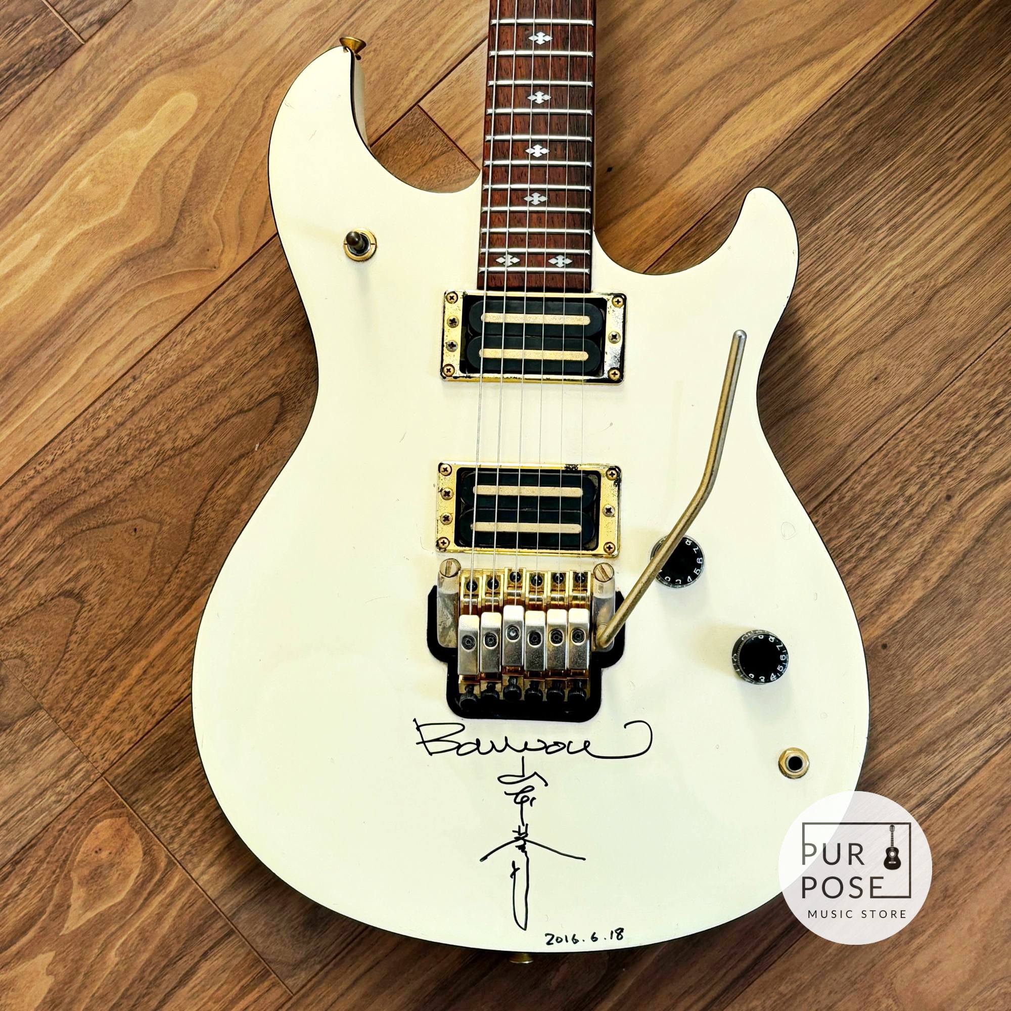 【希少】YAMAHA SFX-II Pearl White 山本恭司氏サイン入り