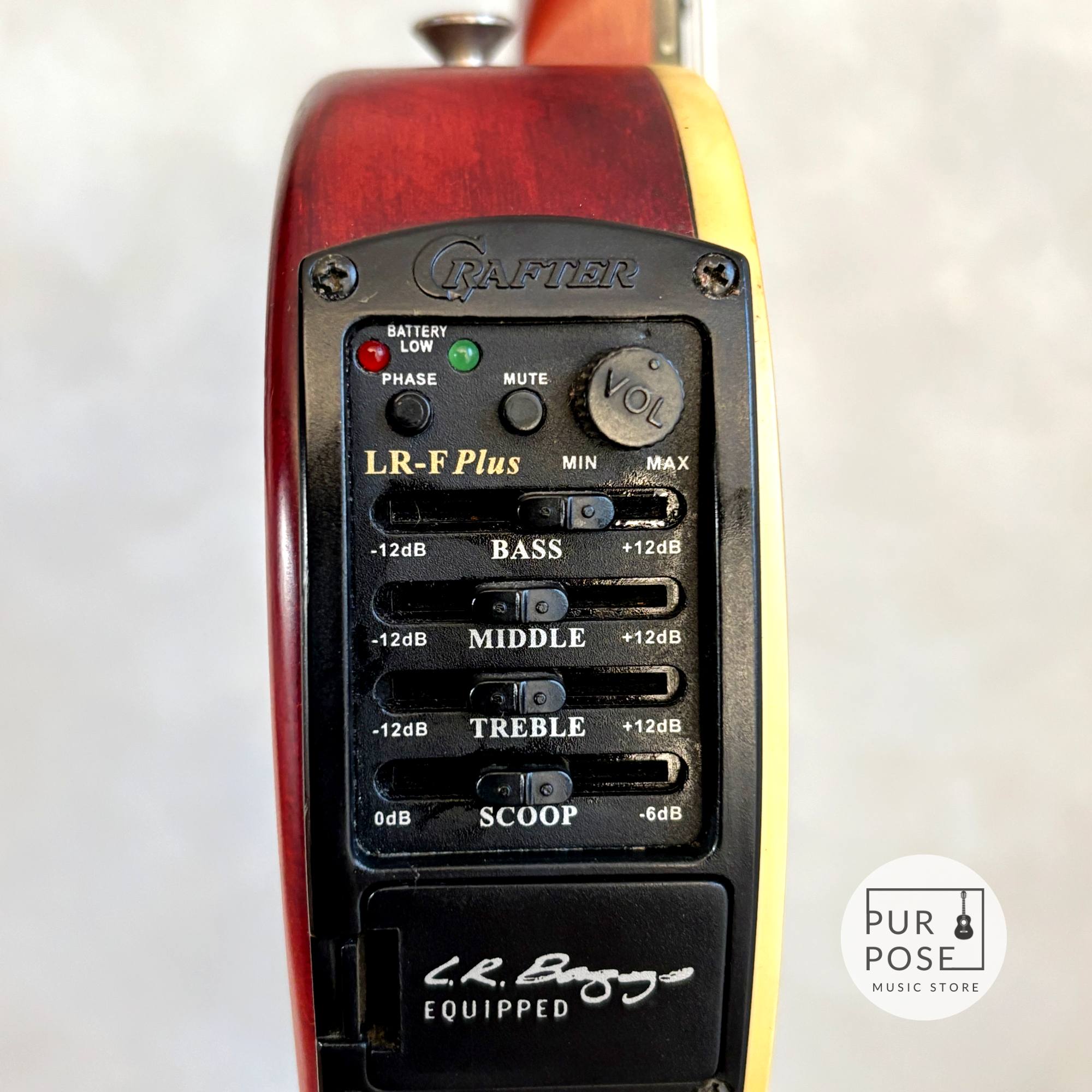 【中古】CRAFTER CT-125C エレガット ナイロン弦 薄型ボディ L.R.Baggs搭載