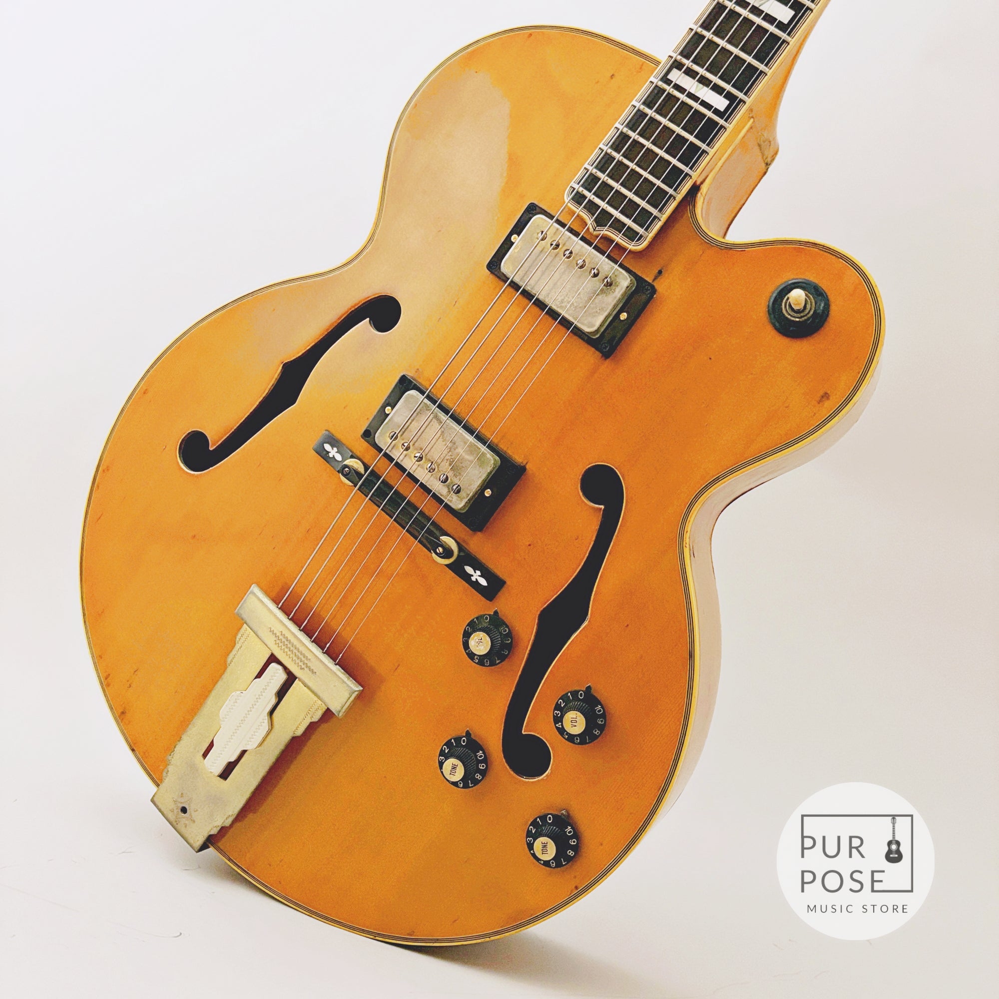 [Used/Demo video available] Epiphone Emperor Blue label full-body acoustic guitar, made in Japan in 1980