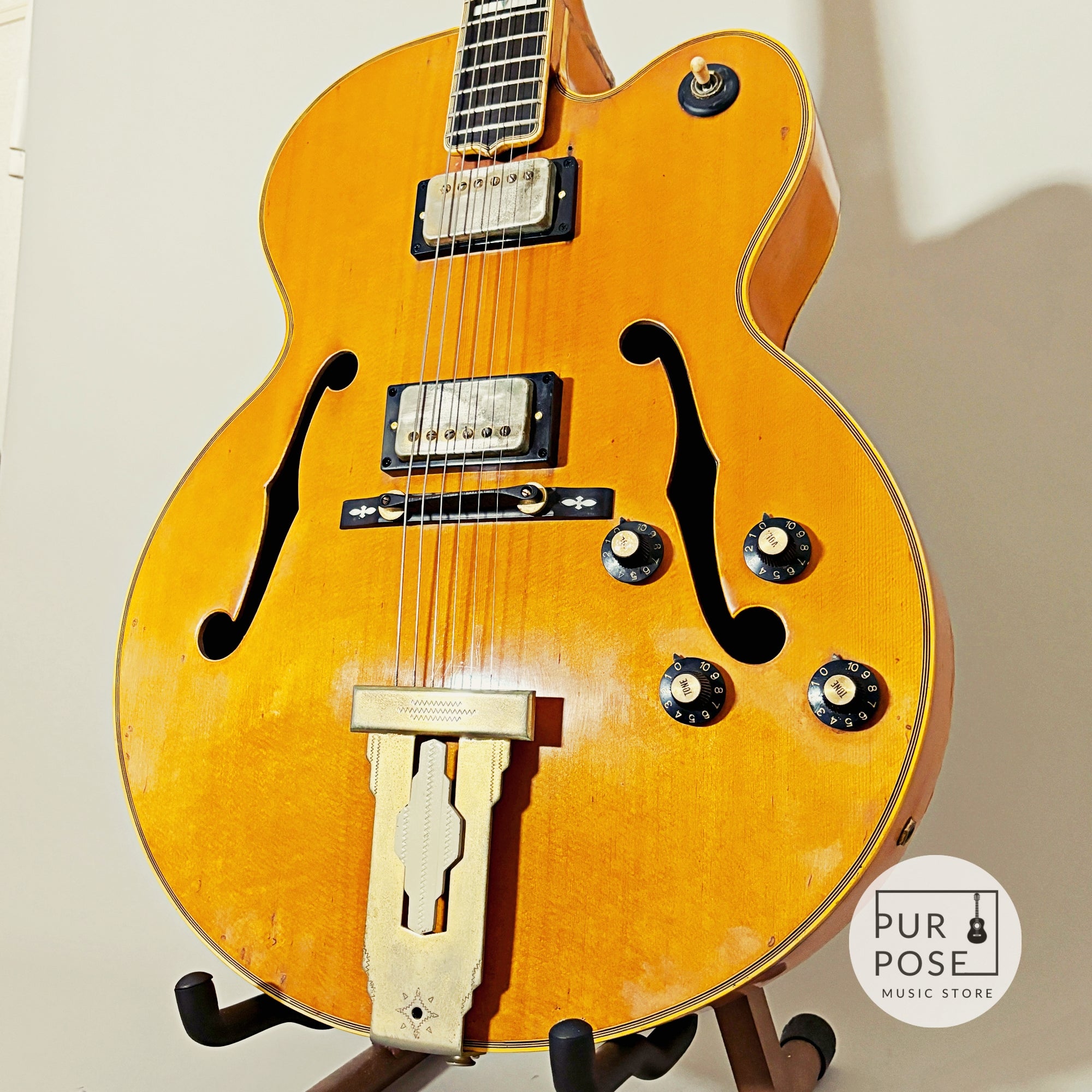 [Used/Demo video available] Epiphone Emperor Blue label full-body acoustic guitar, made in Japan in 1980