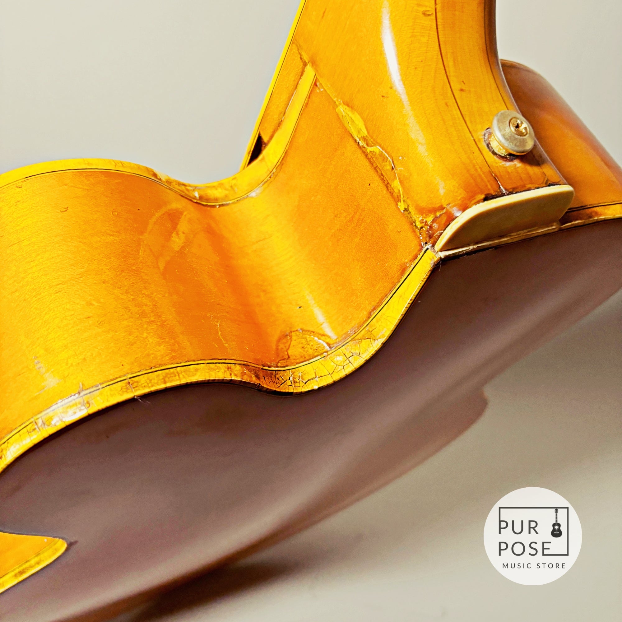 [Used/Demo video available] Epiphone Emperor Blue label full-body acoustic guitar, made in Japan in 1980