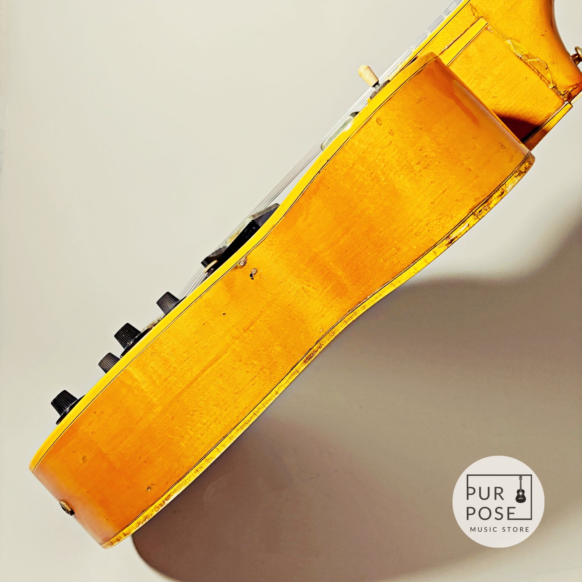 [Used/Demo video available] Epiphone Emperor Blue label full-body acoustic guitar, made in Japan in 1980