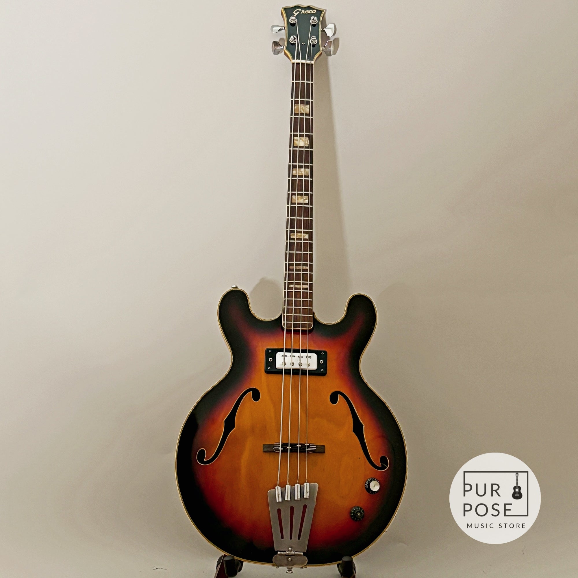 【中古】Greco EB-135 フルアコベース 1960年代 ビンテージ