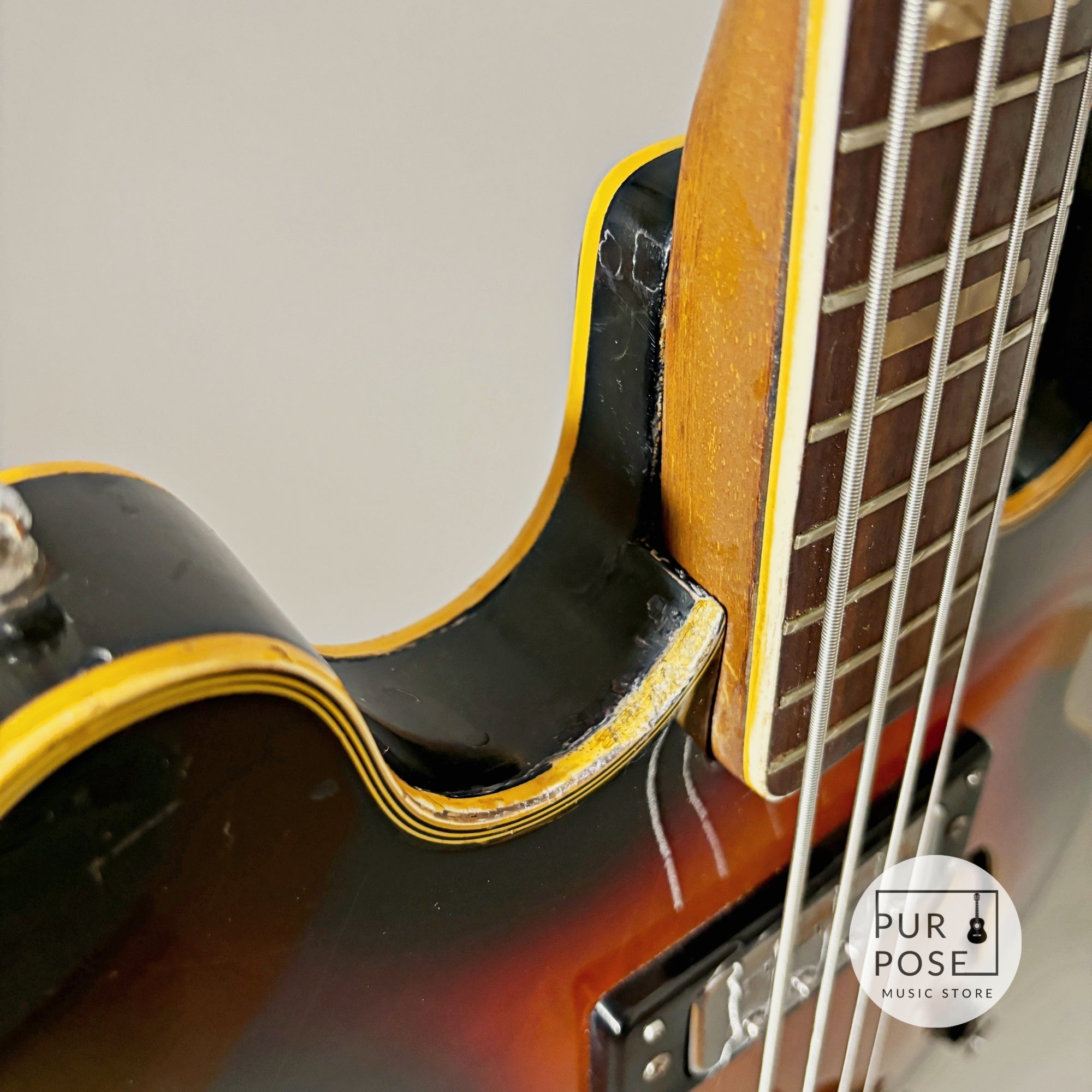 【中古】Greco EB-135 フルアコベース 1960年代 ビンテージ