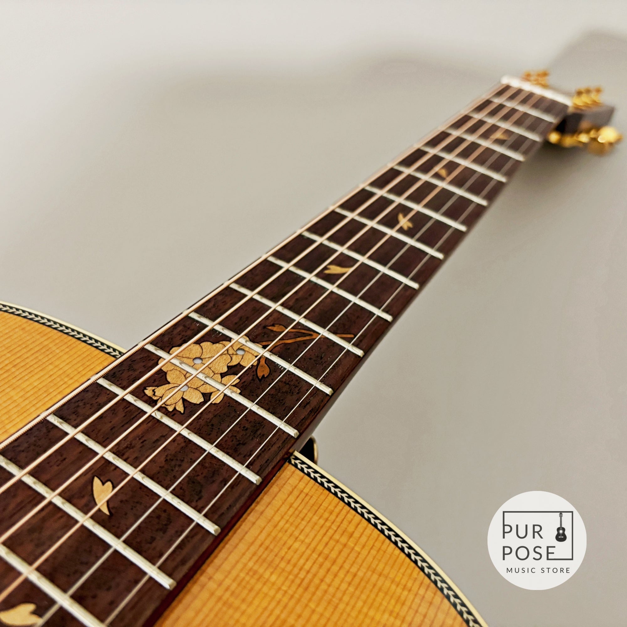 [Good condition/Demo video available] Headway HN-SAKURA STD Acoustic Guitar with Mi-Si pickup