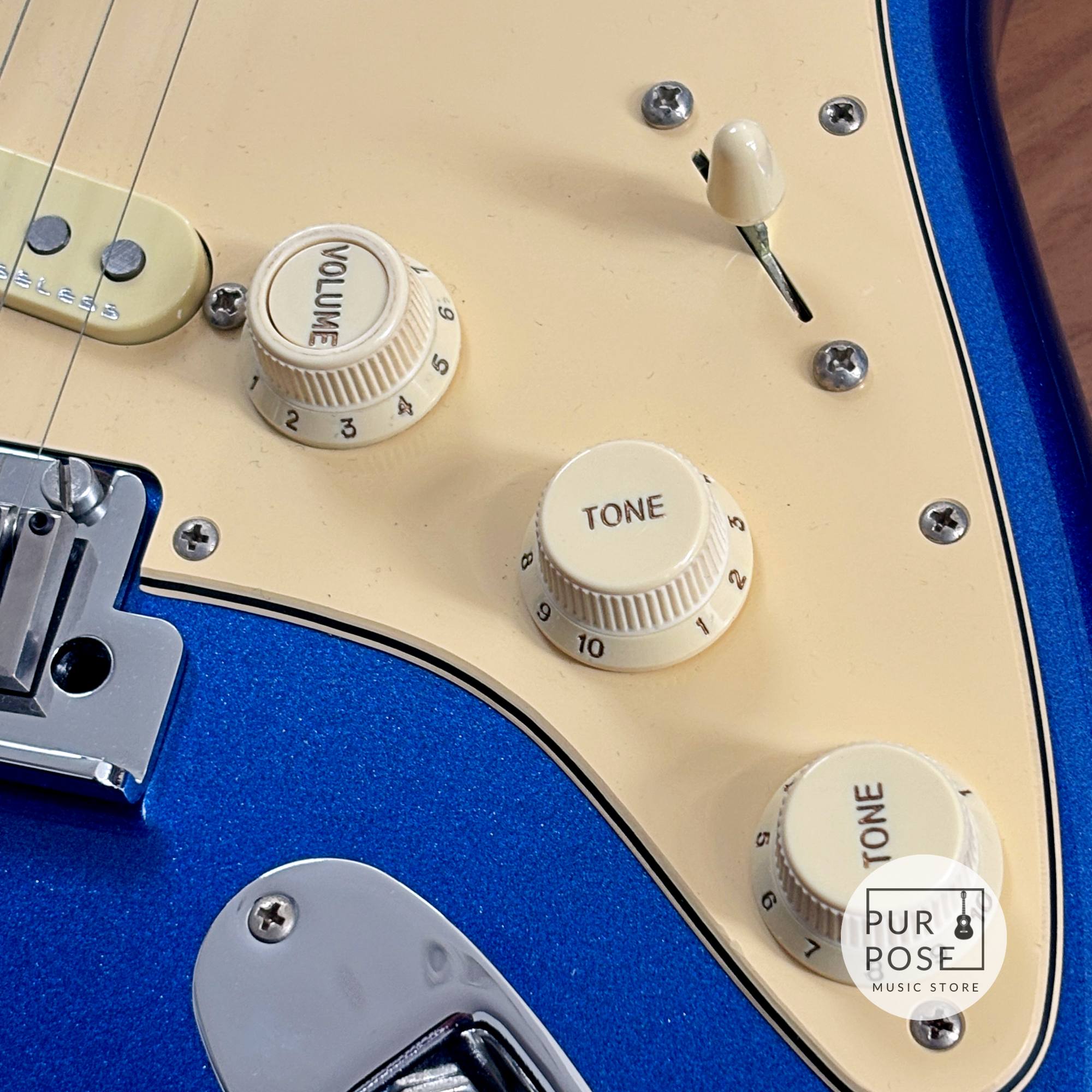 美品】 Fender American Ultra Stratocaster Cobra Blue 2019年製 純正