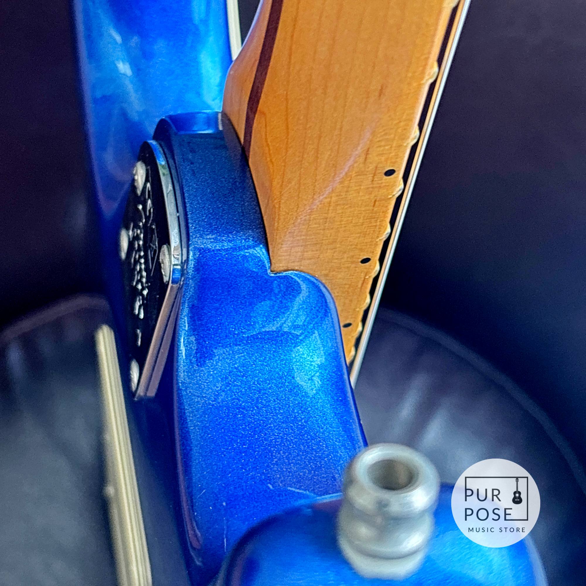 【美品】 Fender American Ultra Stratocaster Cobra Blue 2019年製 純正ハードケース付き