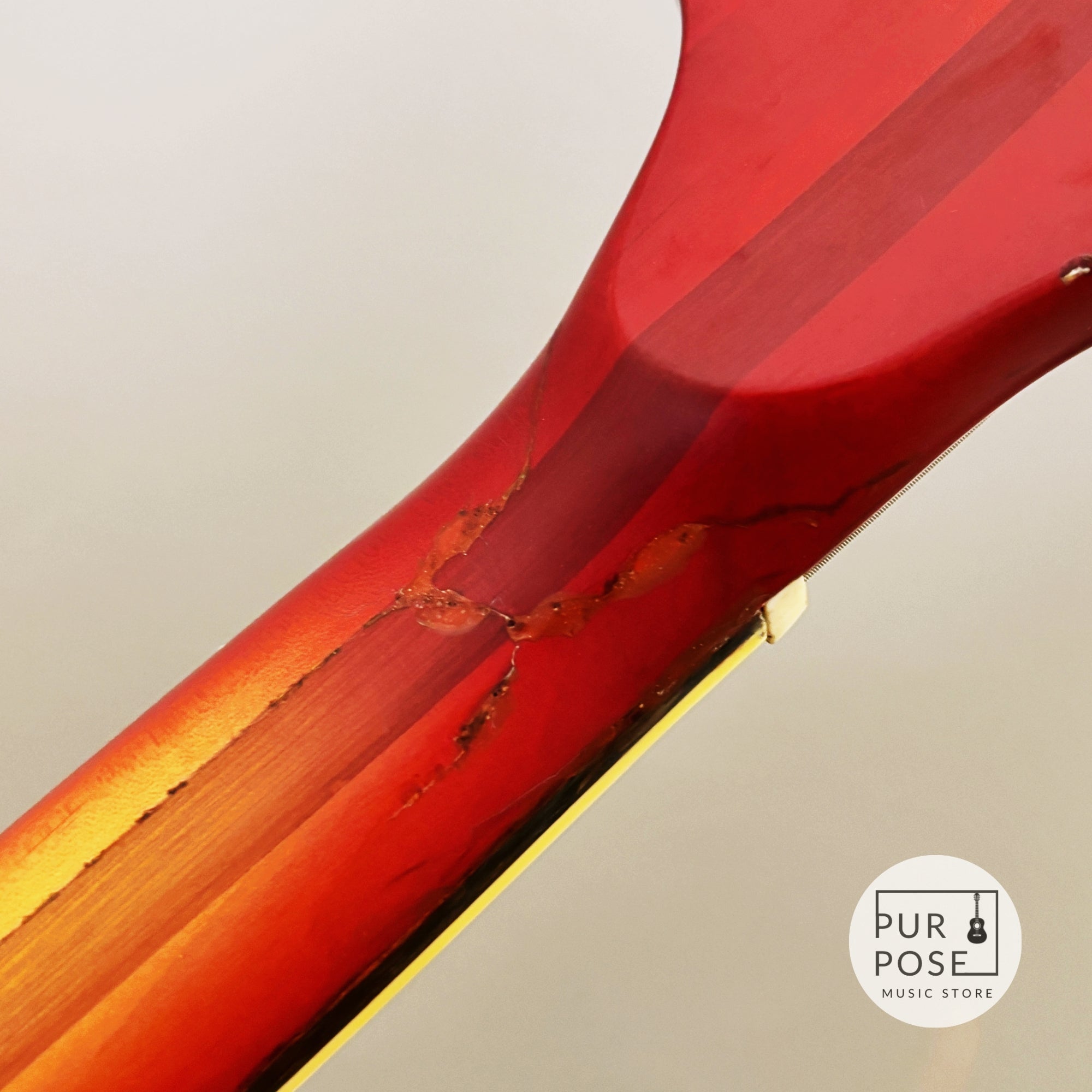 [Used/Current condition] Greco RG550 Rickenbacker 480 model 1978 Fireglo