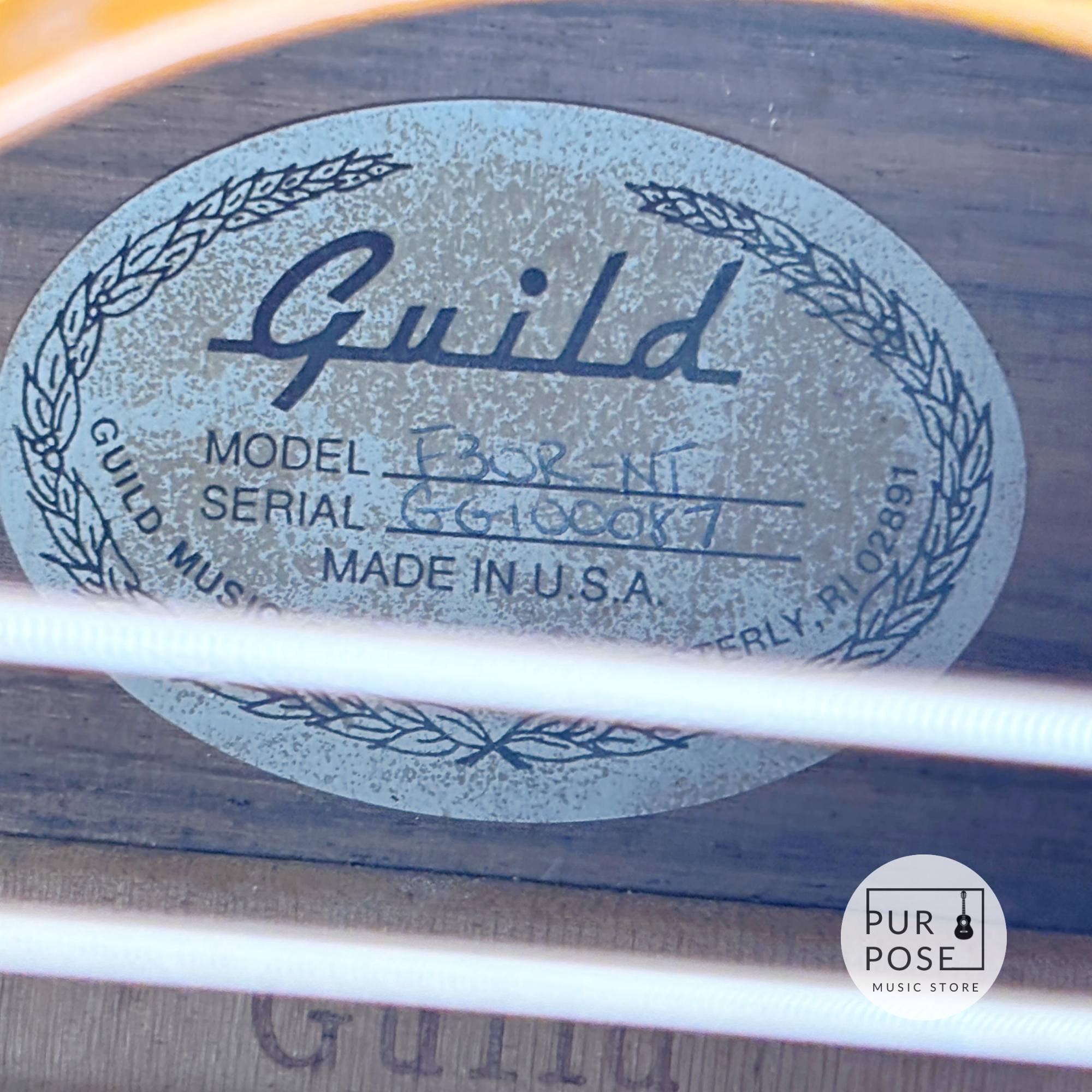 【特注モデル】Guild F-30R NT 1980年製 スターインレイ ウェスタリー製