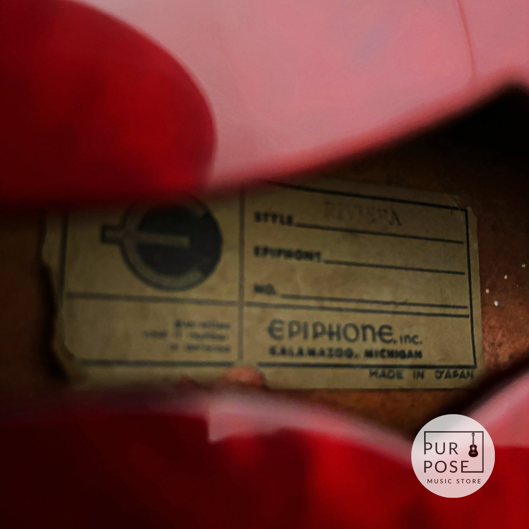 【中古】Epiphone Japan Riviera ブルーラベル期 1978年製