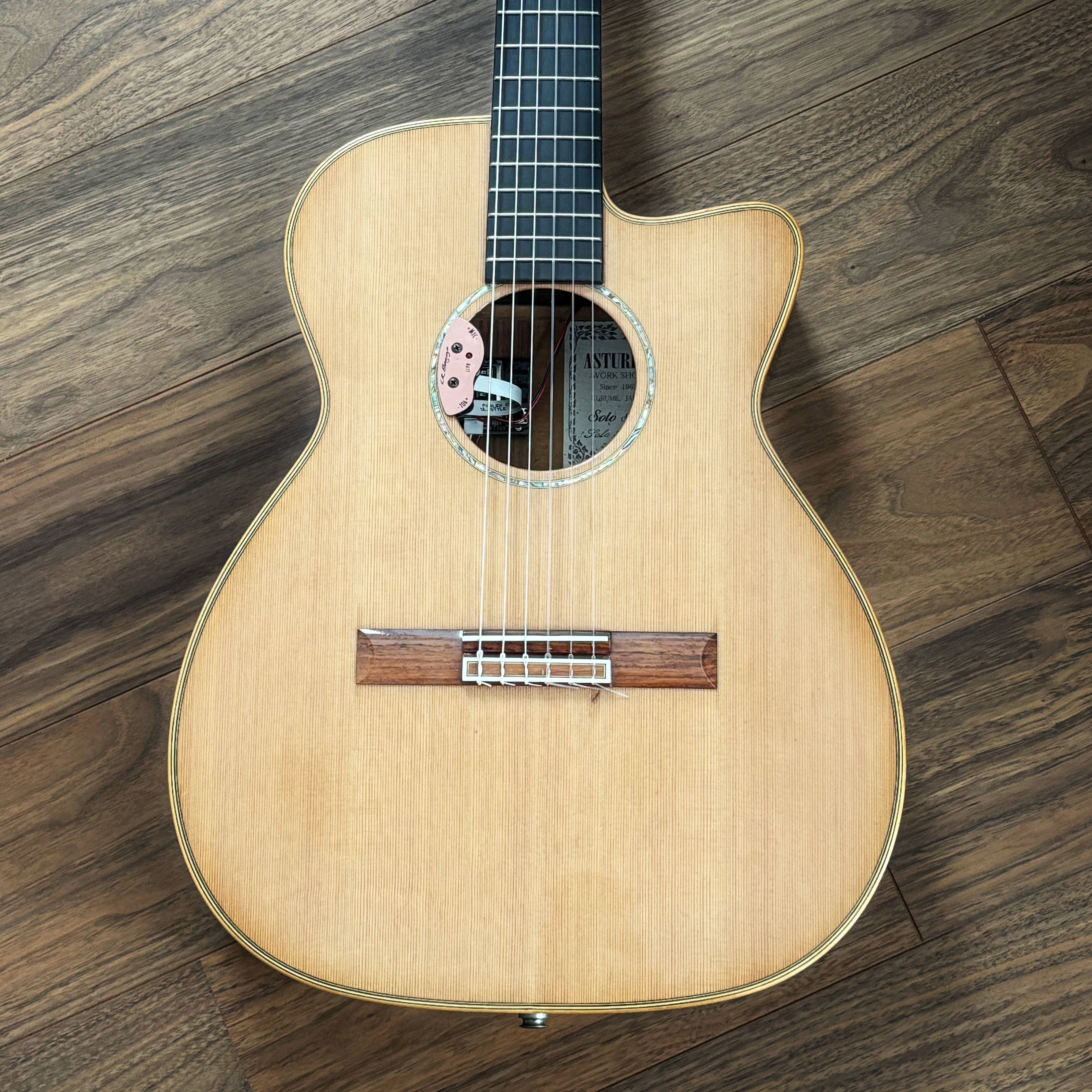 【動画あり】ASTURIAS Solo Artist C エレガット 2003年頃 L.R.Baggs Dual Source搭載