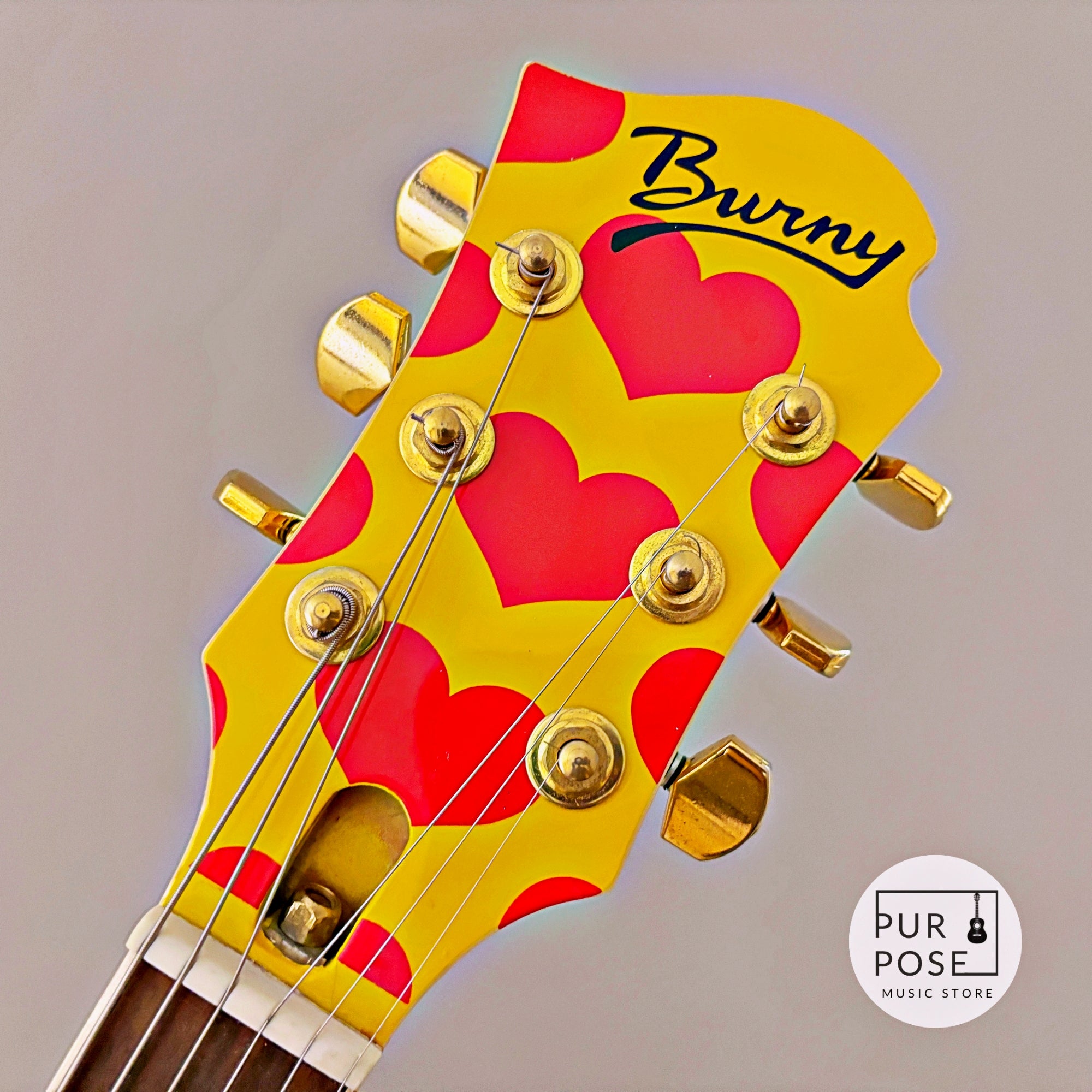 【中古】Fernandes / Burny MG-165S HY XJapan hide Model Yellow Heart モッキンバード