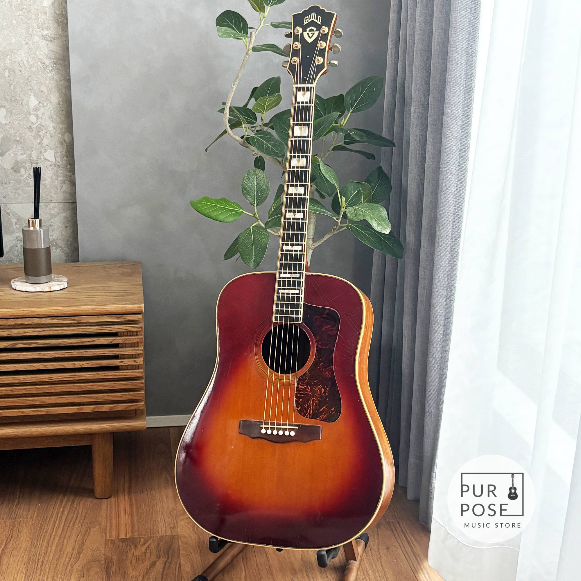 【中古/動画あり】Guild D-55 SB 1972年製  Westerly製