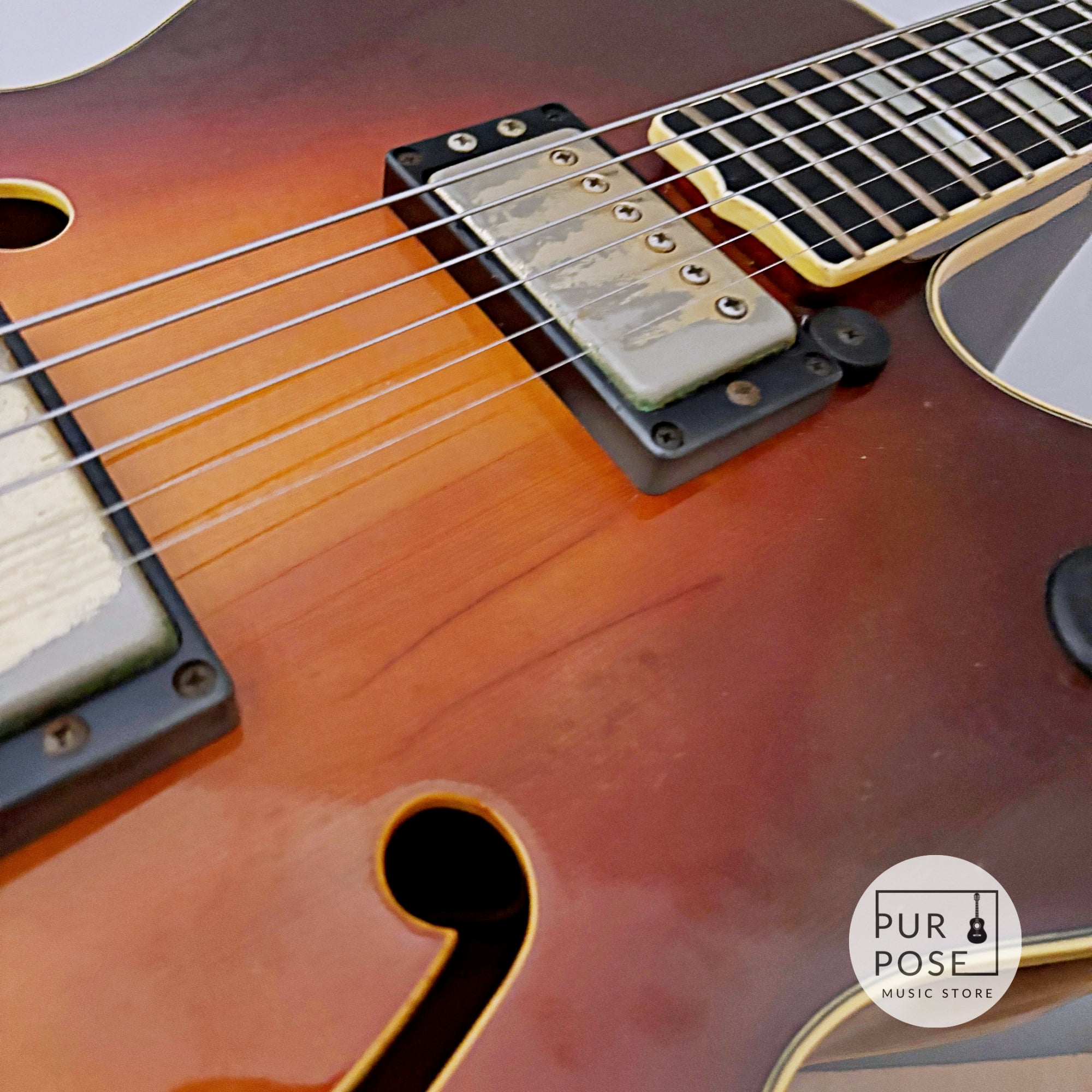 【中古/動画あり】YAMAHA AE1200 バイサウンド搭載 フルアコ 1983年製