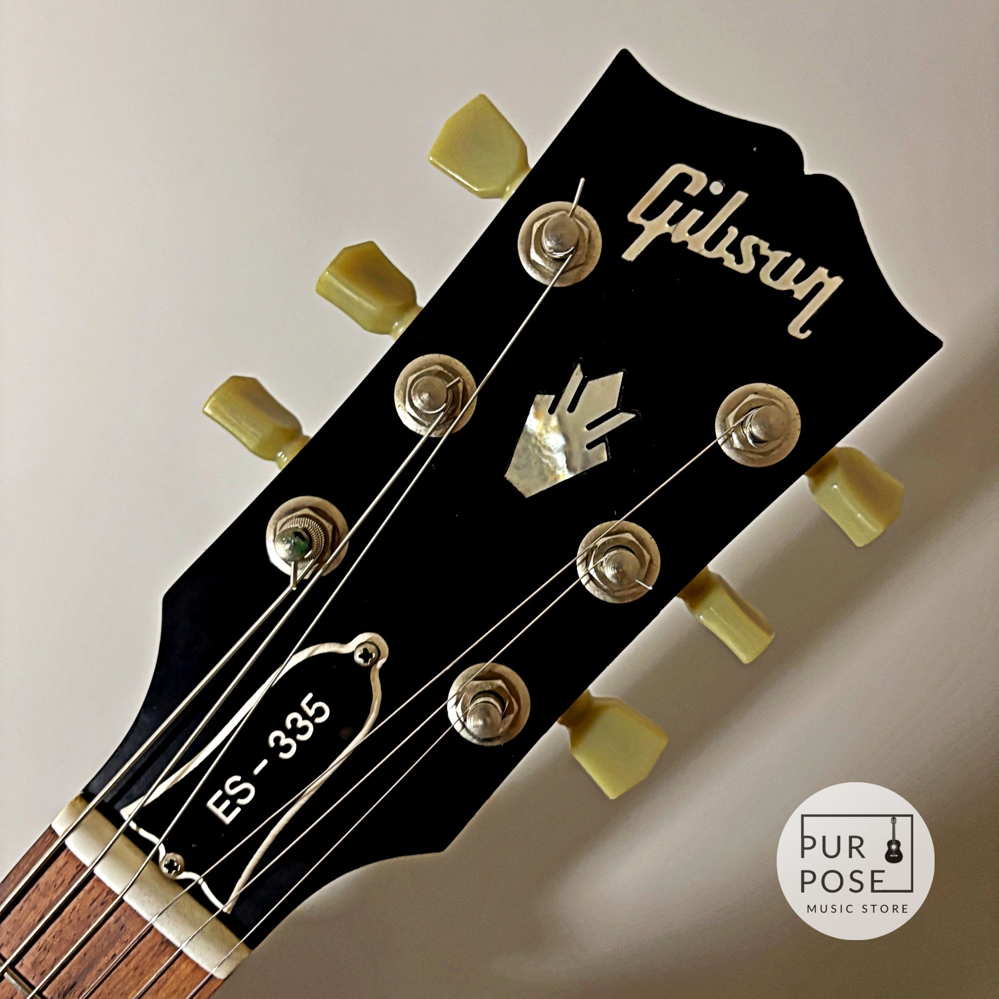 【中古/動画あり】Gibson Custom Shop ES-335 Dot Transparent Satin Black 2008年製