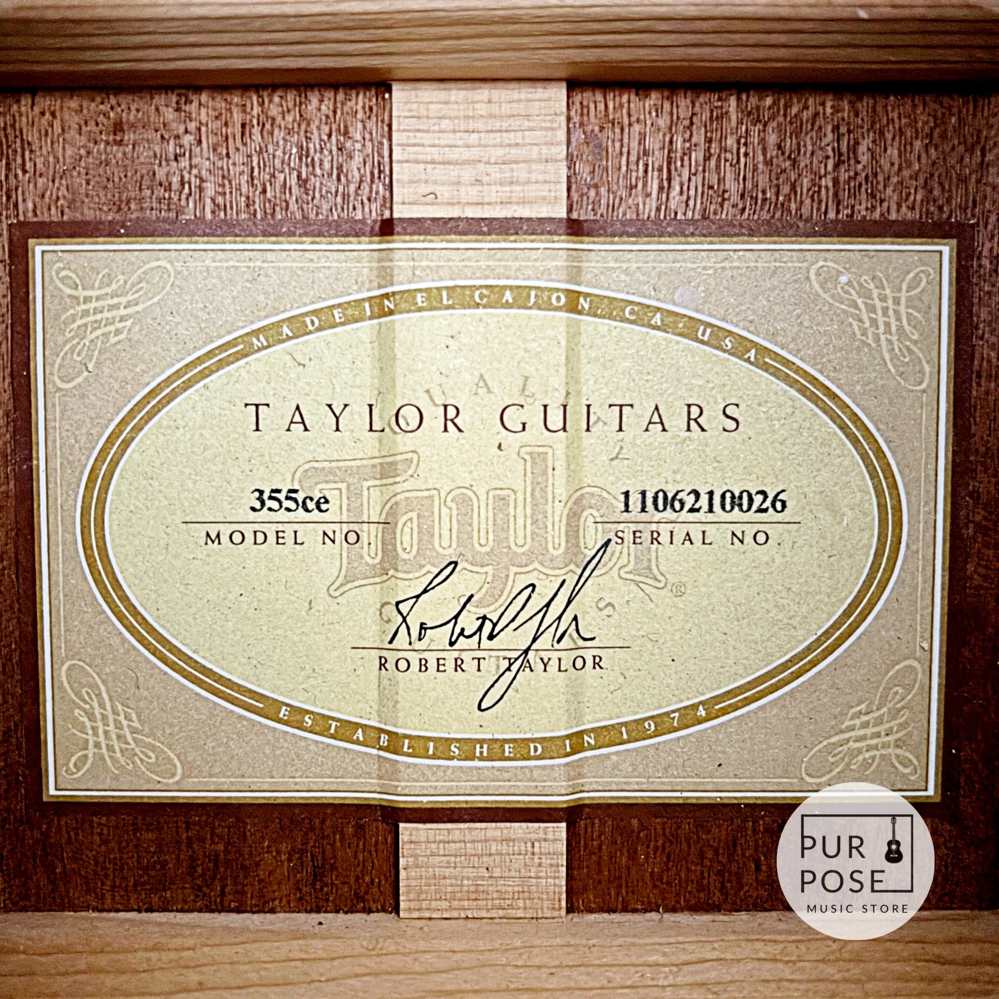 【中古】Taylor 355ce ES1 12弦 アコースティックギター エレアコ 2010年製