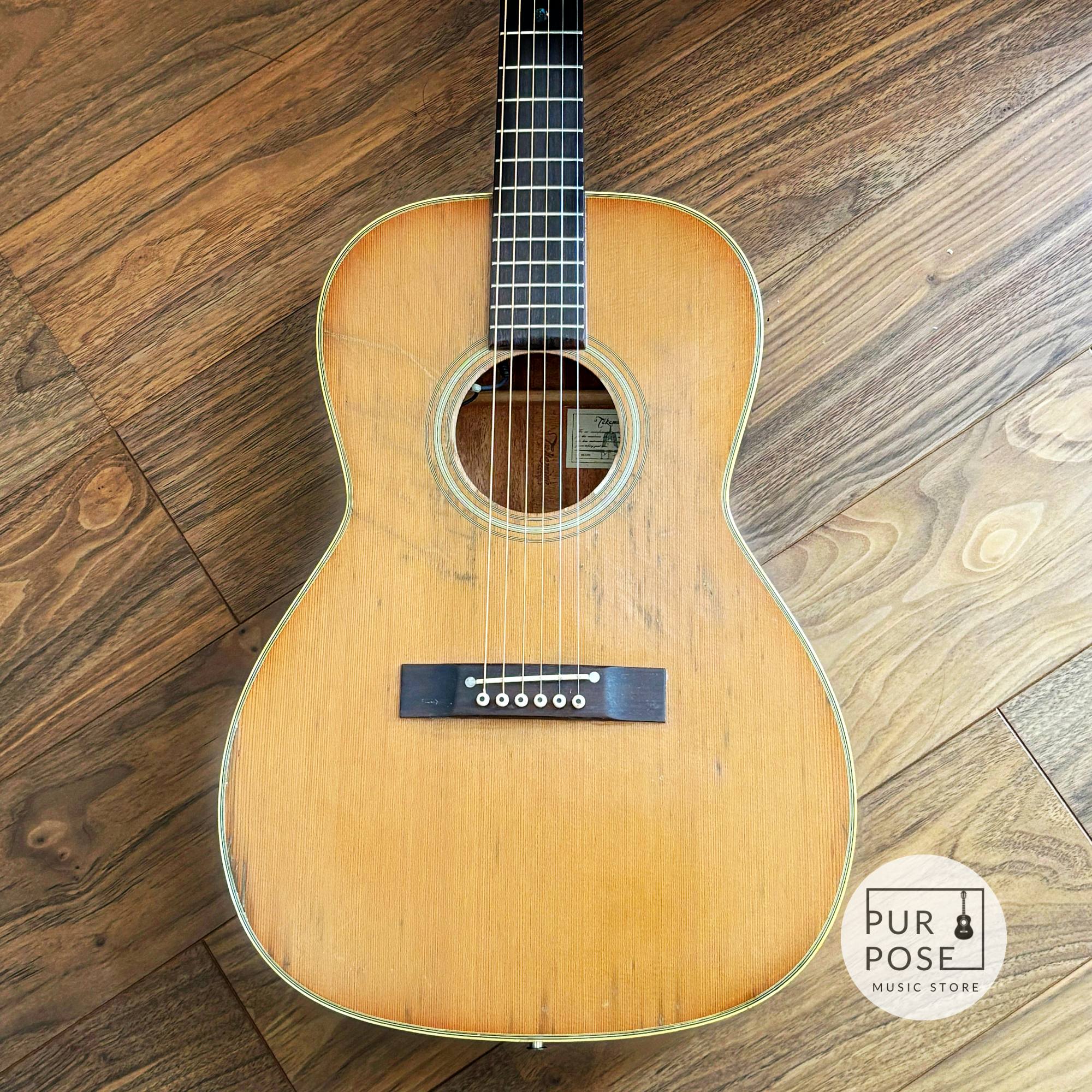 【中古/動画あり】Takamine PT-408 1990年代 パーラーサイズ エレアコ