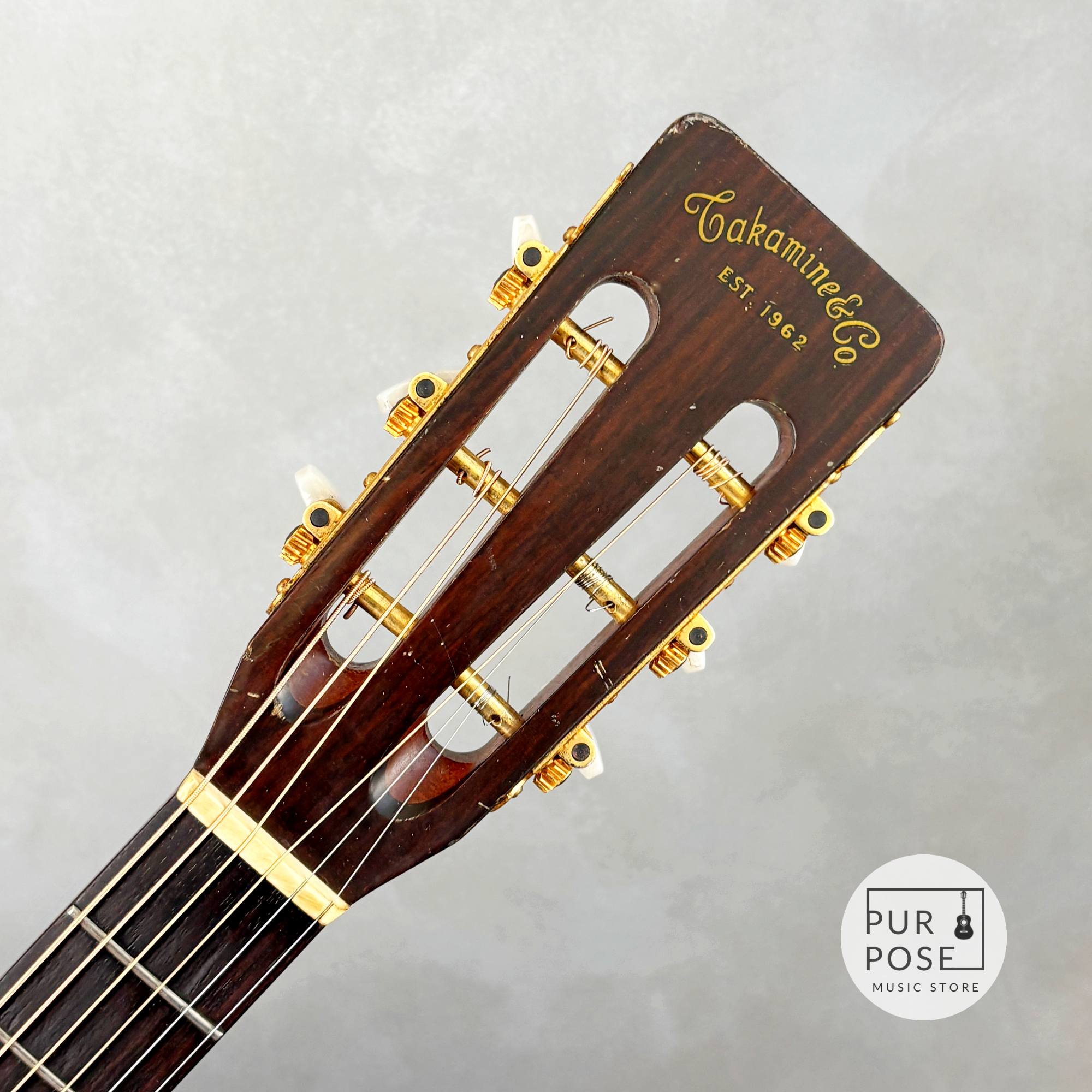 【中古/動画あり】Takamine PT-408 1990年代 パーラーサイズ エレアコ