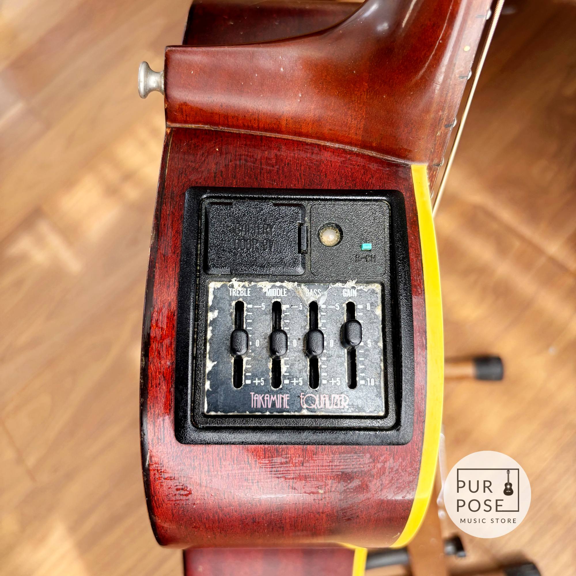 【中古/動画あり】Takamine PT-408 1990年代 パーラーサイズ エレアコ