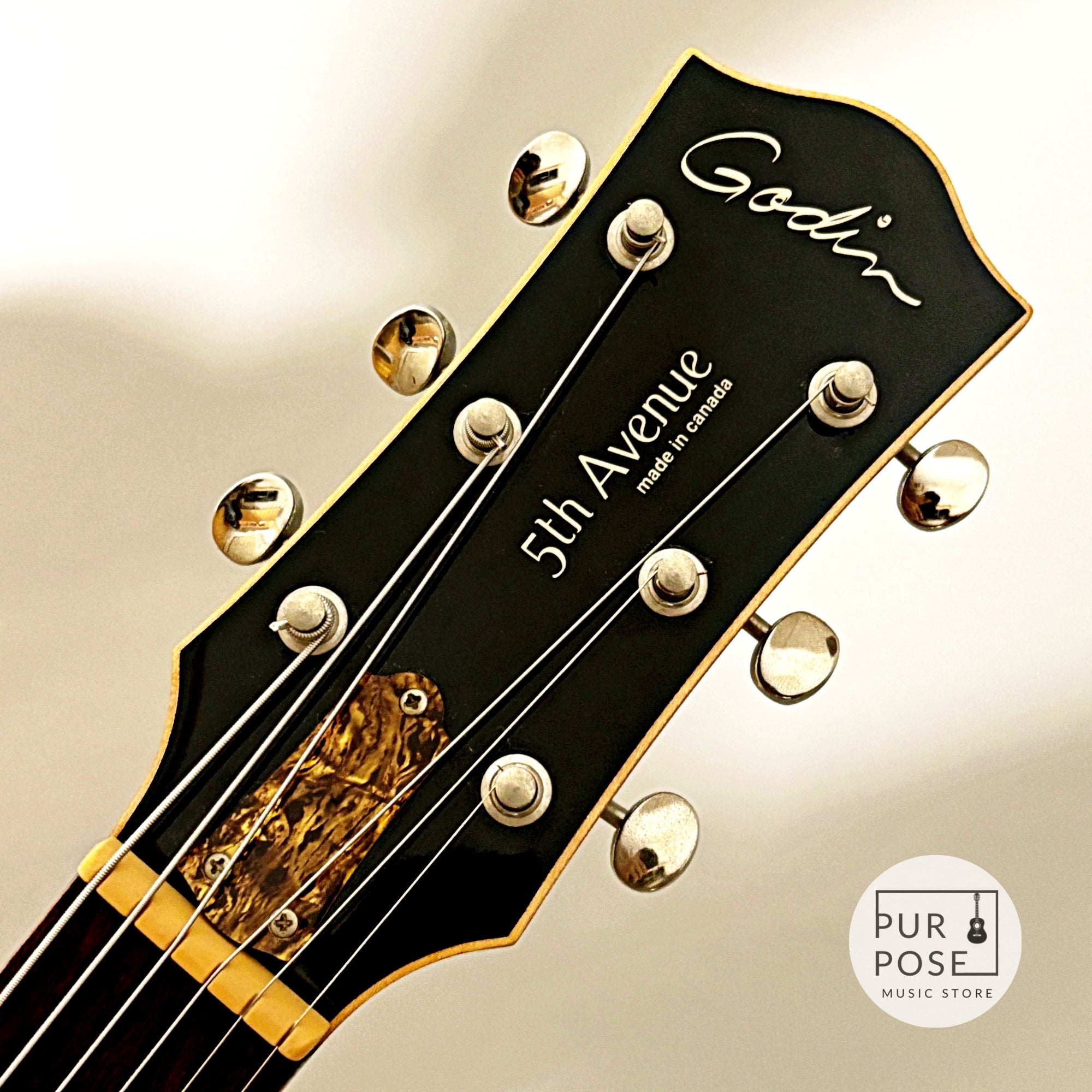 【美品中古/動画あり】Godin 5th Avenue Kingpin P90 Natural フルアコ