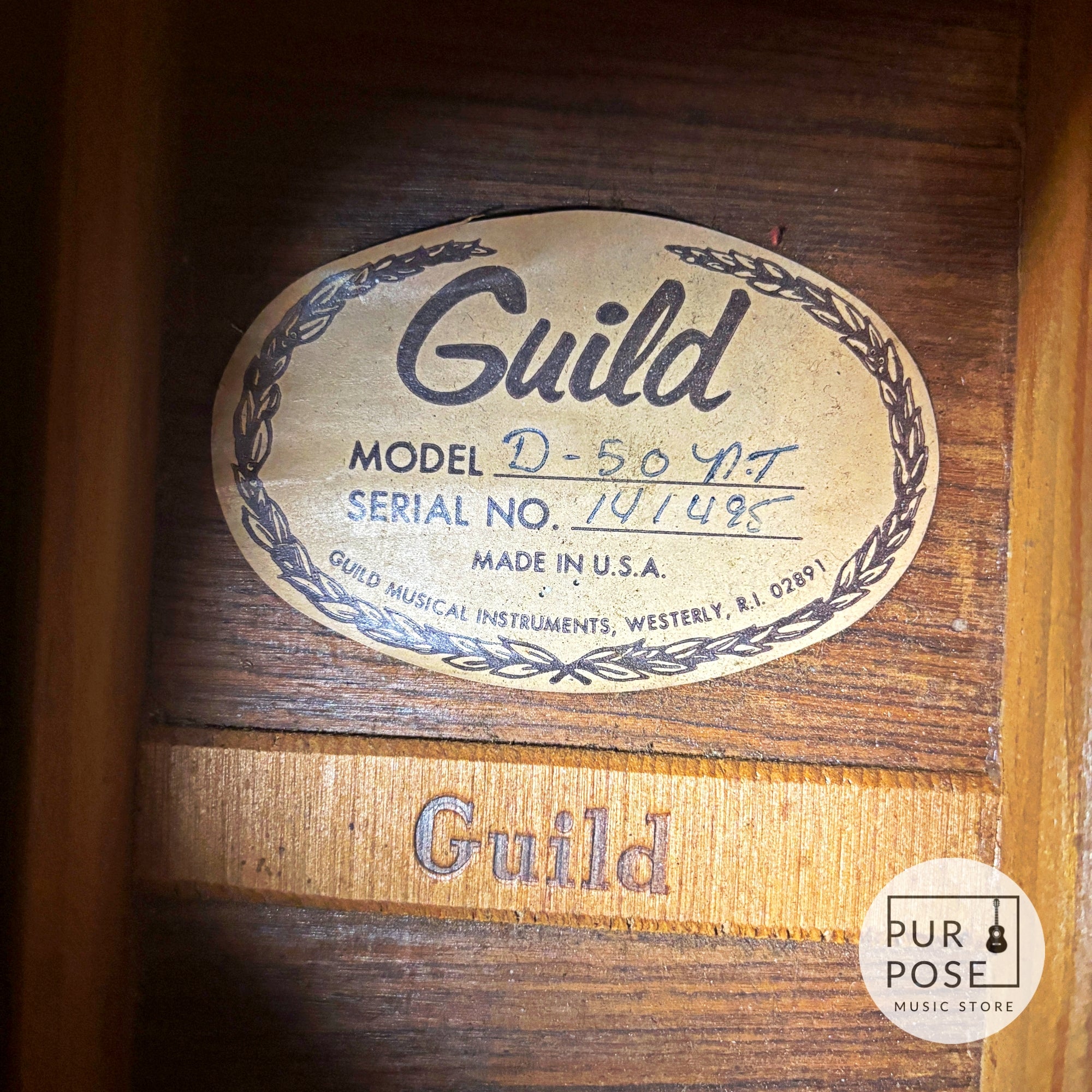 【中古/動画あり】Guild D-50 NT 1976年製 Bluegrass Special オール単板 Westerly工場期