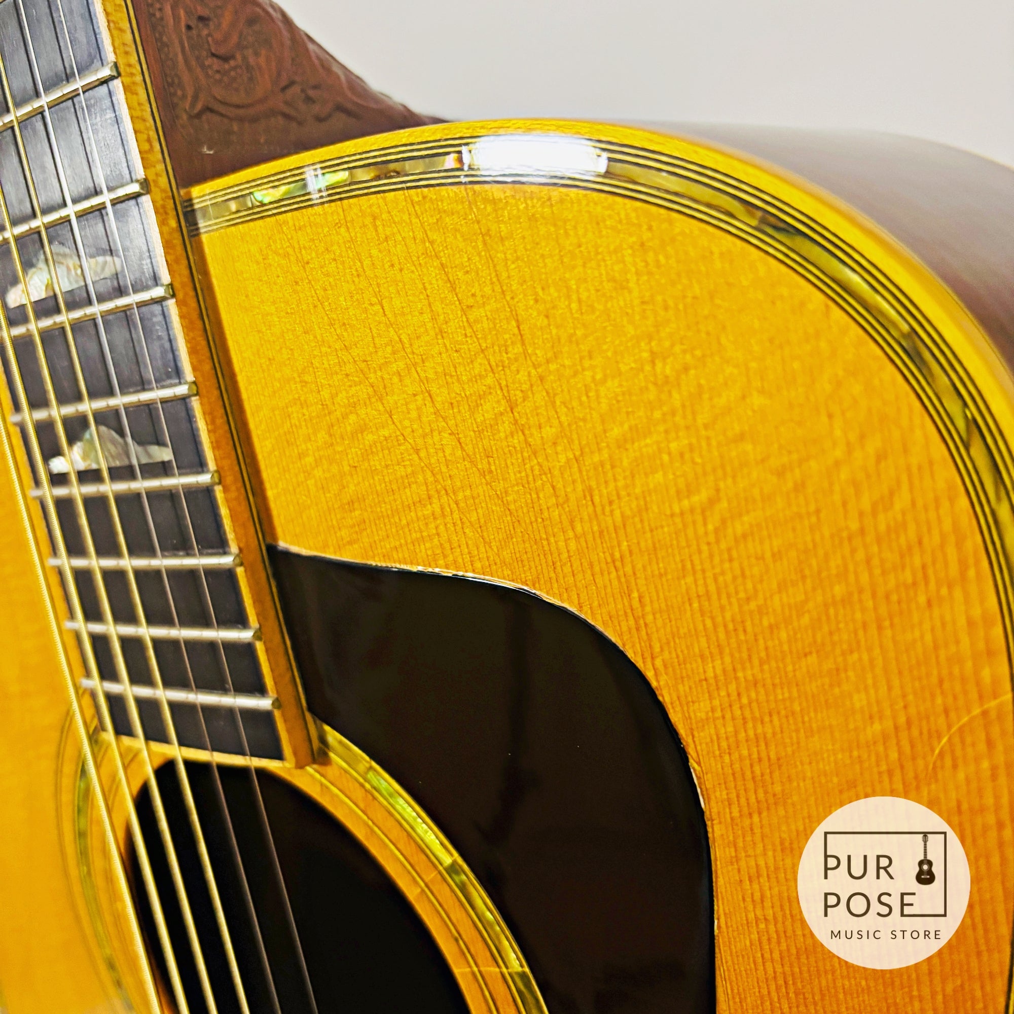 【中古/動画あり】Guild D-100 NT CRV 1995年製 ネックヒール彫刻