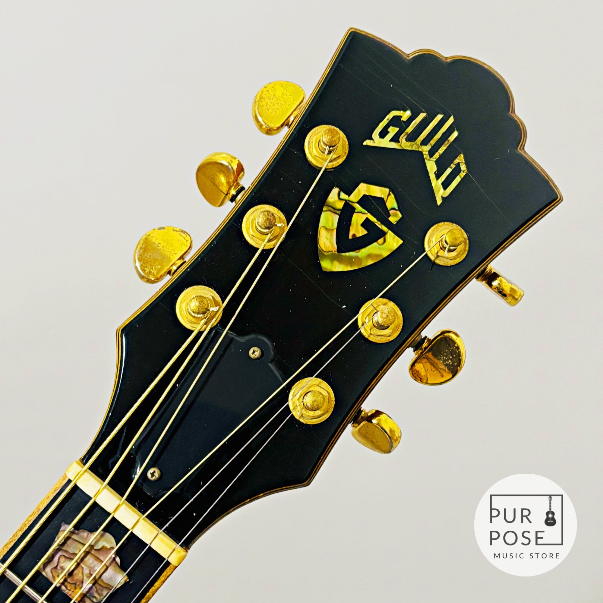 【中古/動画あり】Guild D-100 NT CRV 1995年製 ネックヒール彫刻