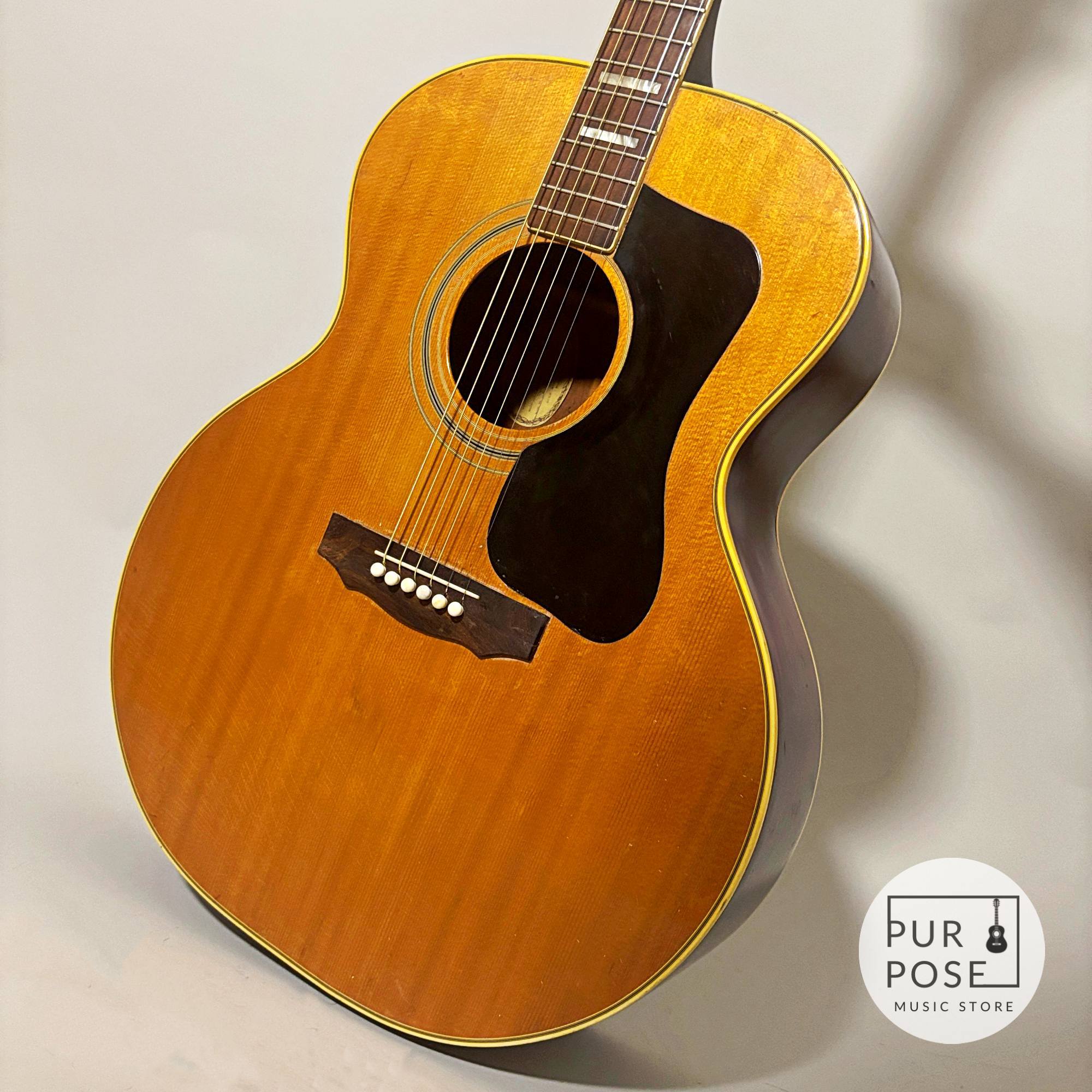 【中古/動画あり】Guild F-48 1973年製 ジャンボボディサイズ