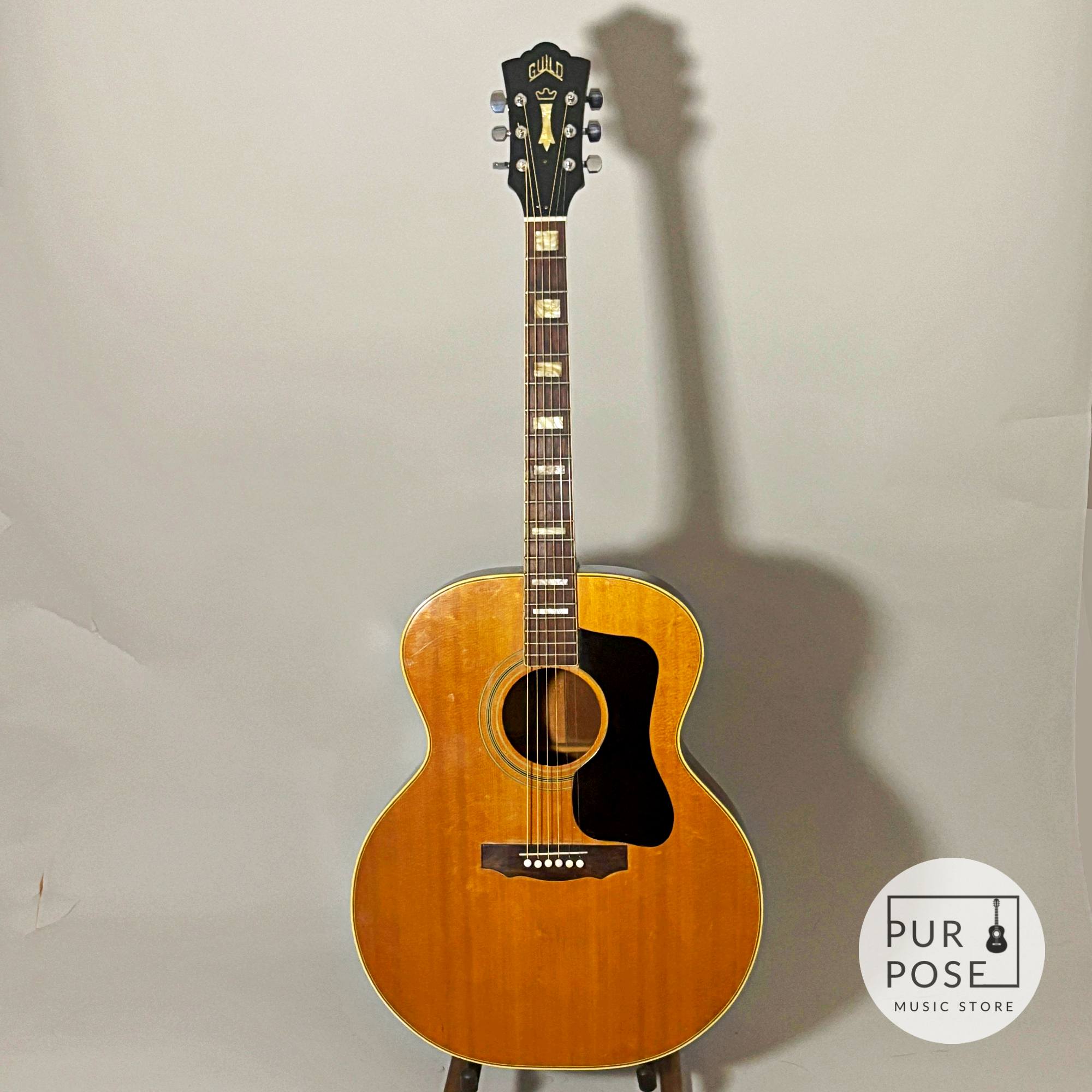 【中古/動画あり】Guild F-48 1973年製 ジャンボボディサイズ